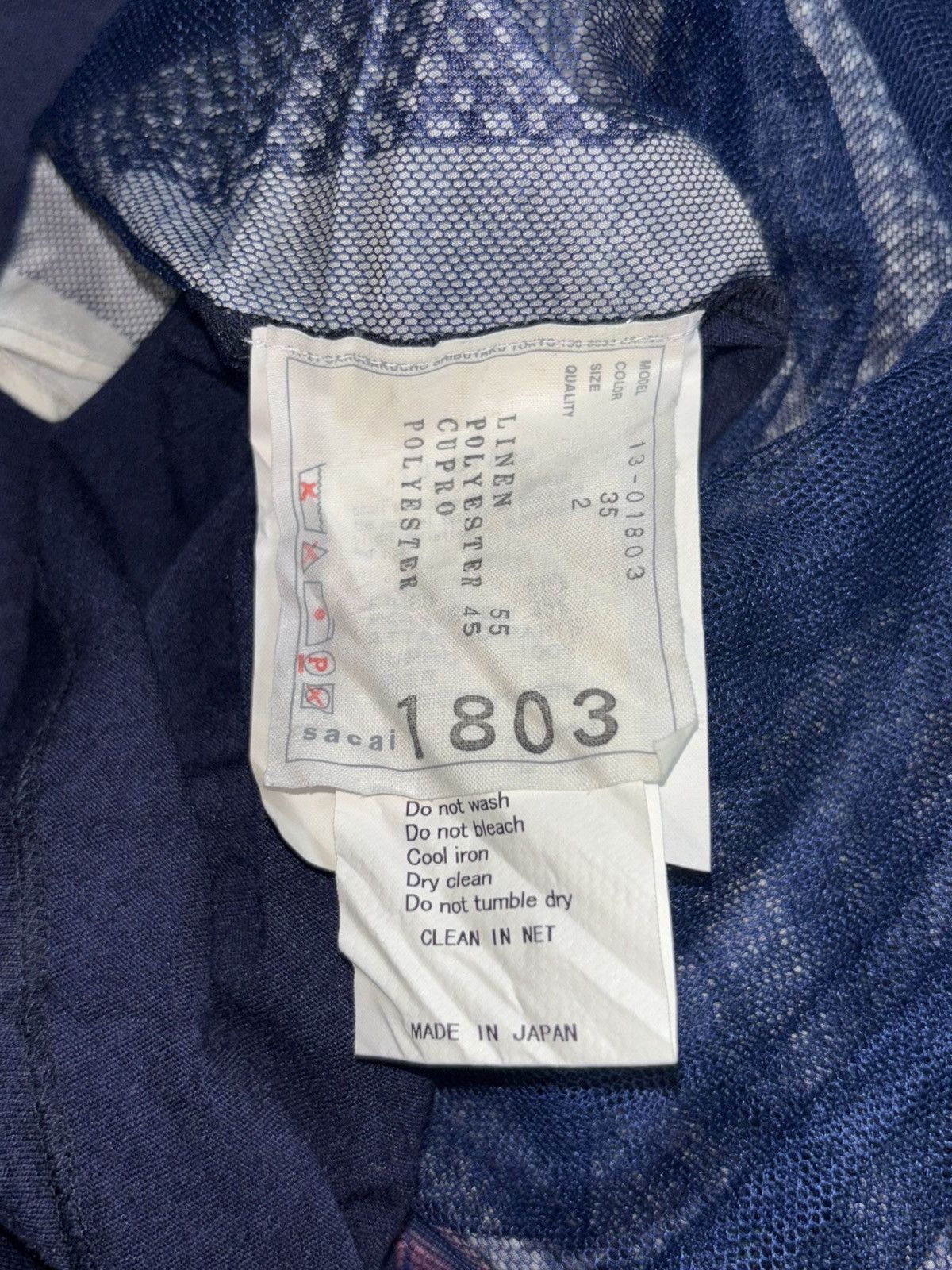 Sacai SACAI LUCK Navy Dress Size XS / US 0-2 / IT 36-38 - 12 Thumbnail