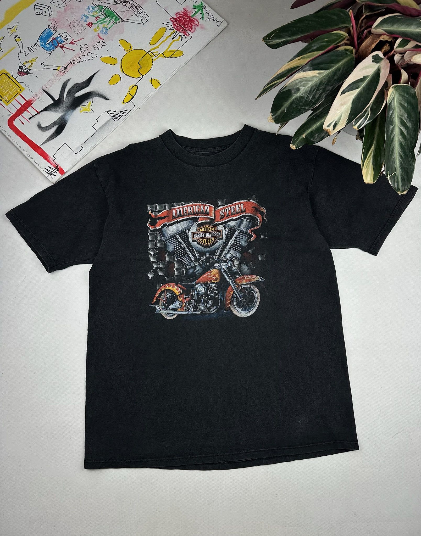 Harley Davidson Vintage Harley Davidson Size US XL / EU 56 / 4 - 8 Thumbnail