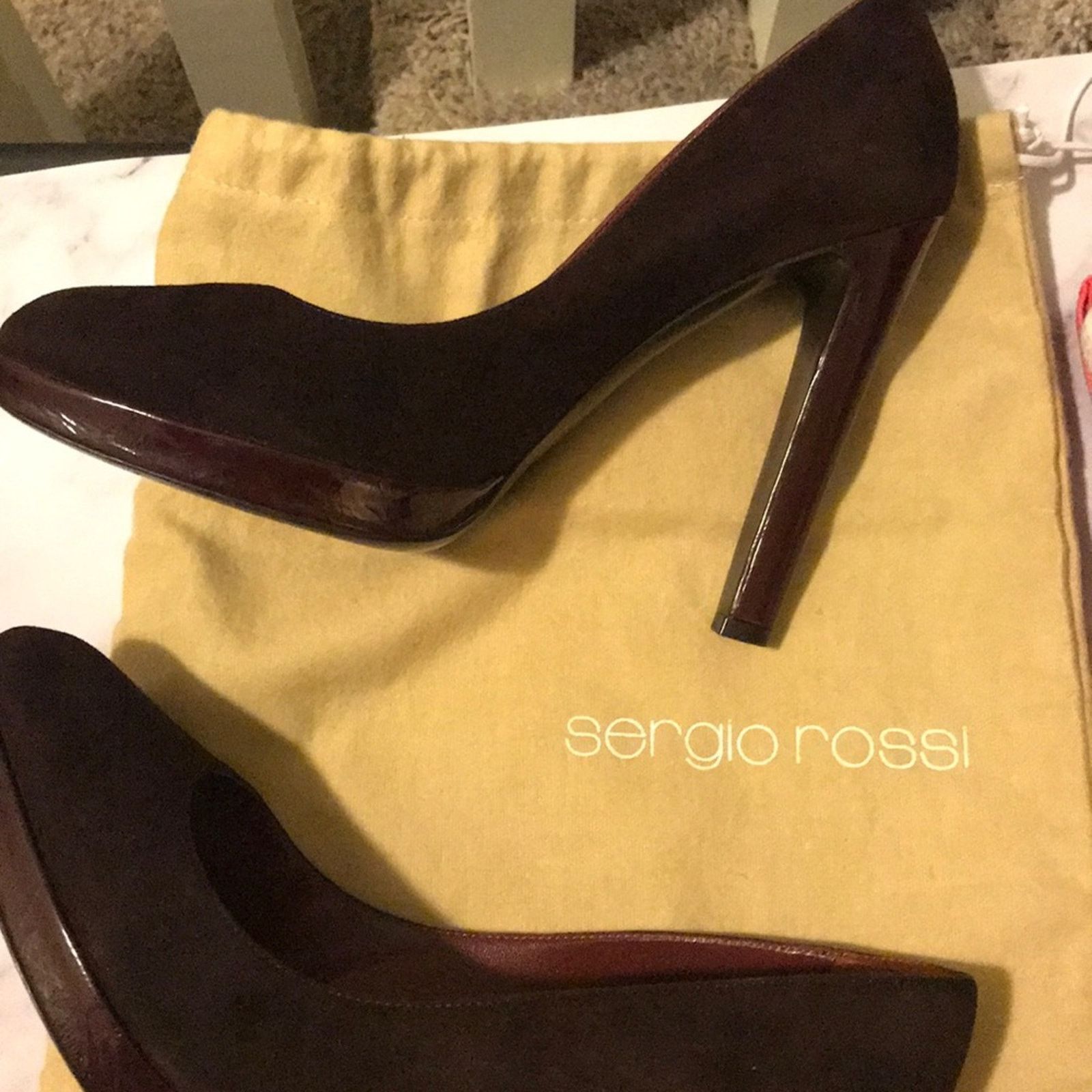 Sergio Rossi Sergio Rossi vero cucio suede italian pumps 39 Size US 8.5 / IT 38.5 - 2 Thumbnail