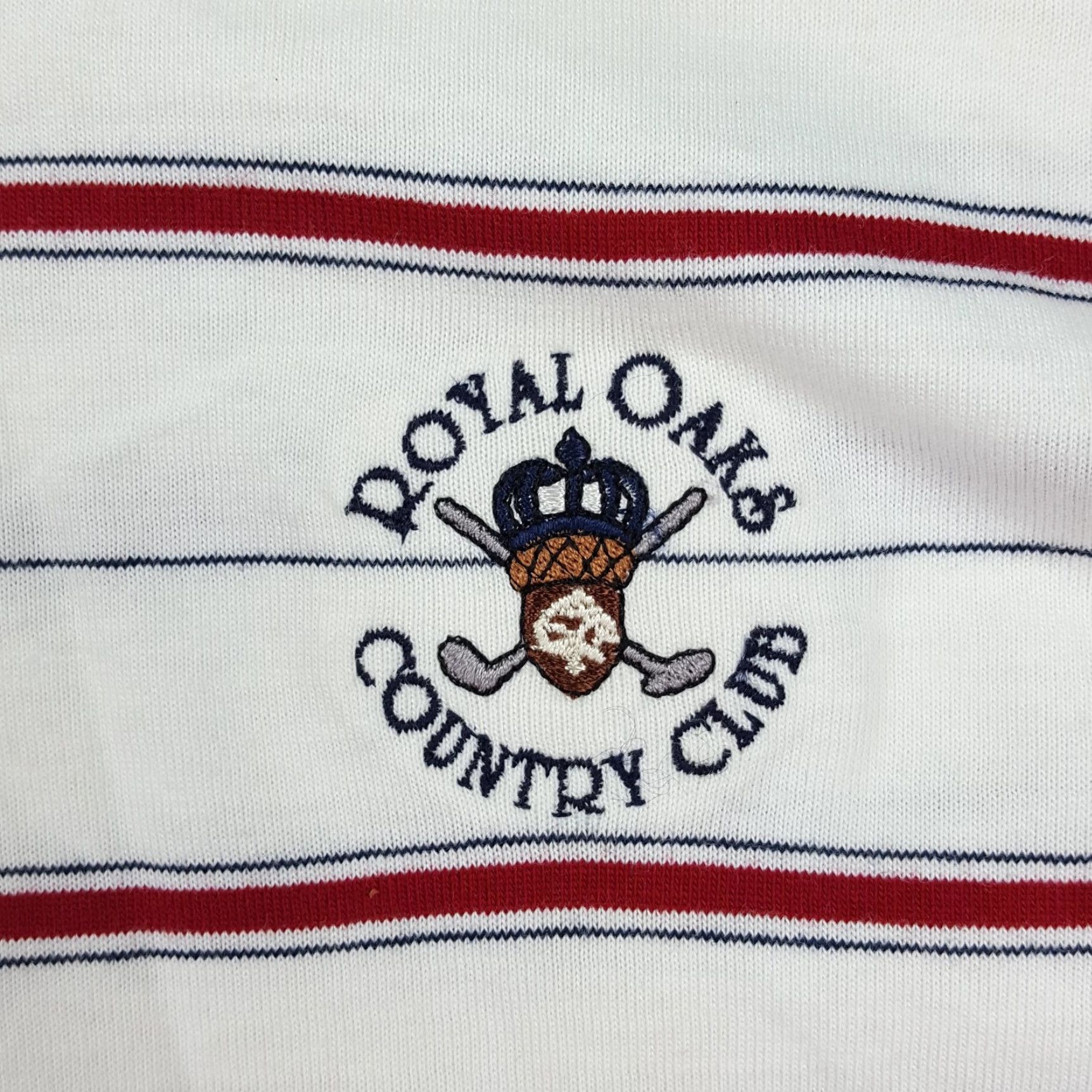 Tommy Hilfiger VINTAGE Tommy Hilfiger Golf Striped Collared Polo Shirt Men's Large White 90s Preppy Casual Sports Tennis Golf Shirt Size US L / EU 52-54 / 3 - 4 Thumbnail