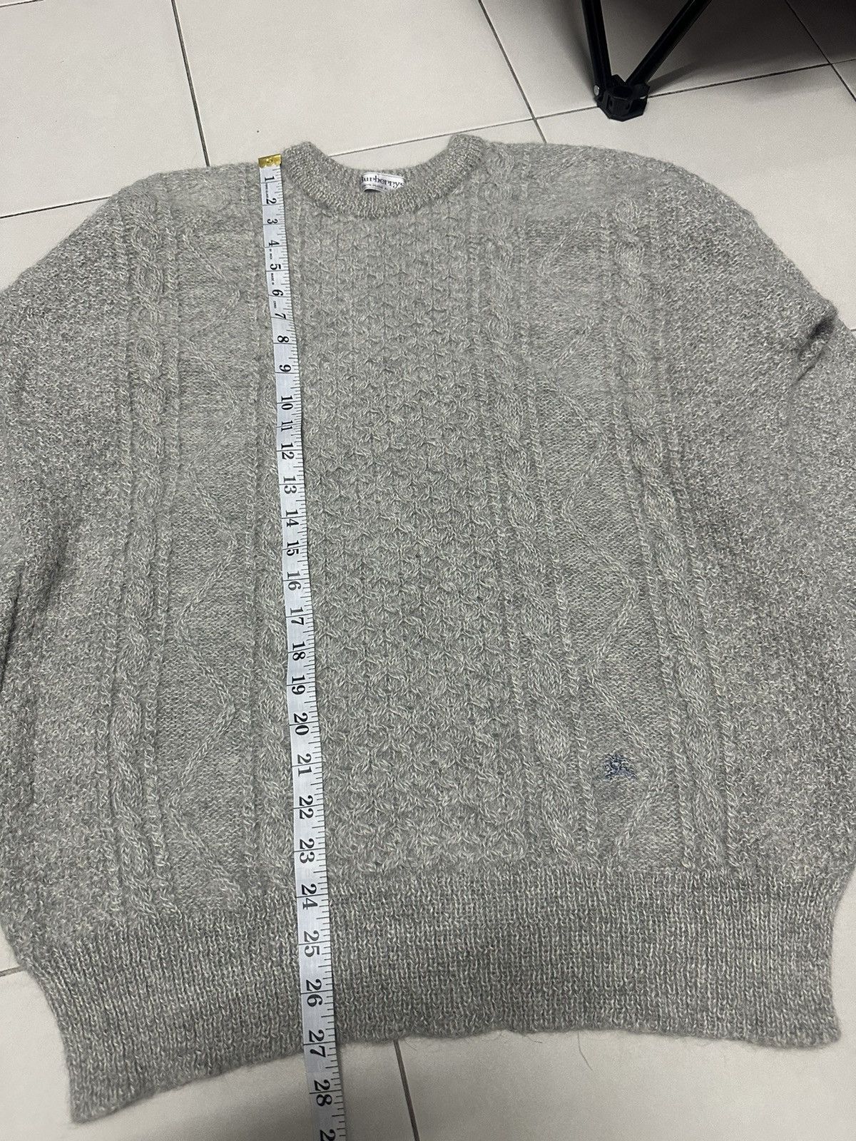 Aran Isles Knitwear Wool Knit Burberrys Size XL / US 12-14 / IT 48-50 - 14 Thumbnail