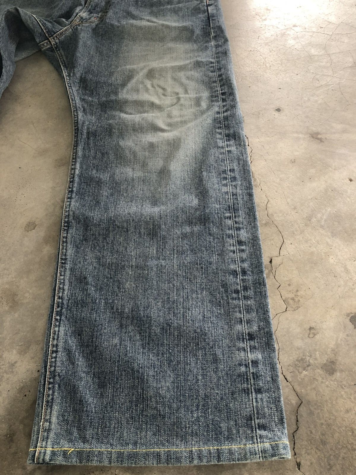 Edwin Vintage Edwin BAGGY Jeans Rusty Faded Denim Pants Size US 37 - 9 Thumbnail