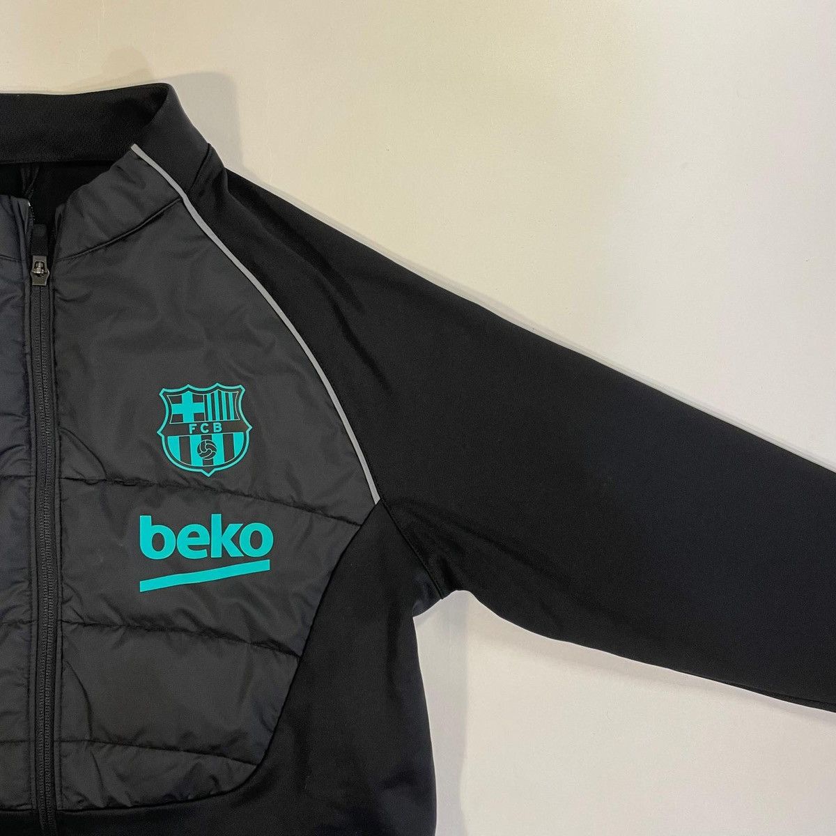 Nike Nike FC Barcelona black sweatshirt training half zip puff Size US M / EU 48-50 / 2 - 3 Thumbnail