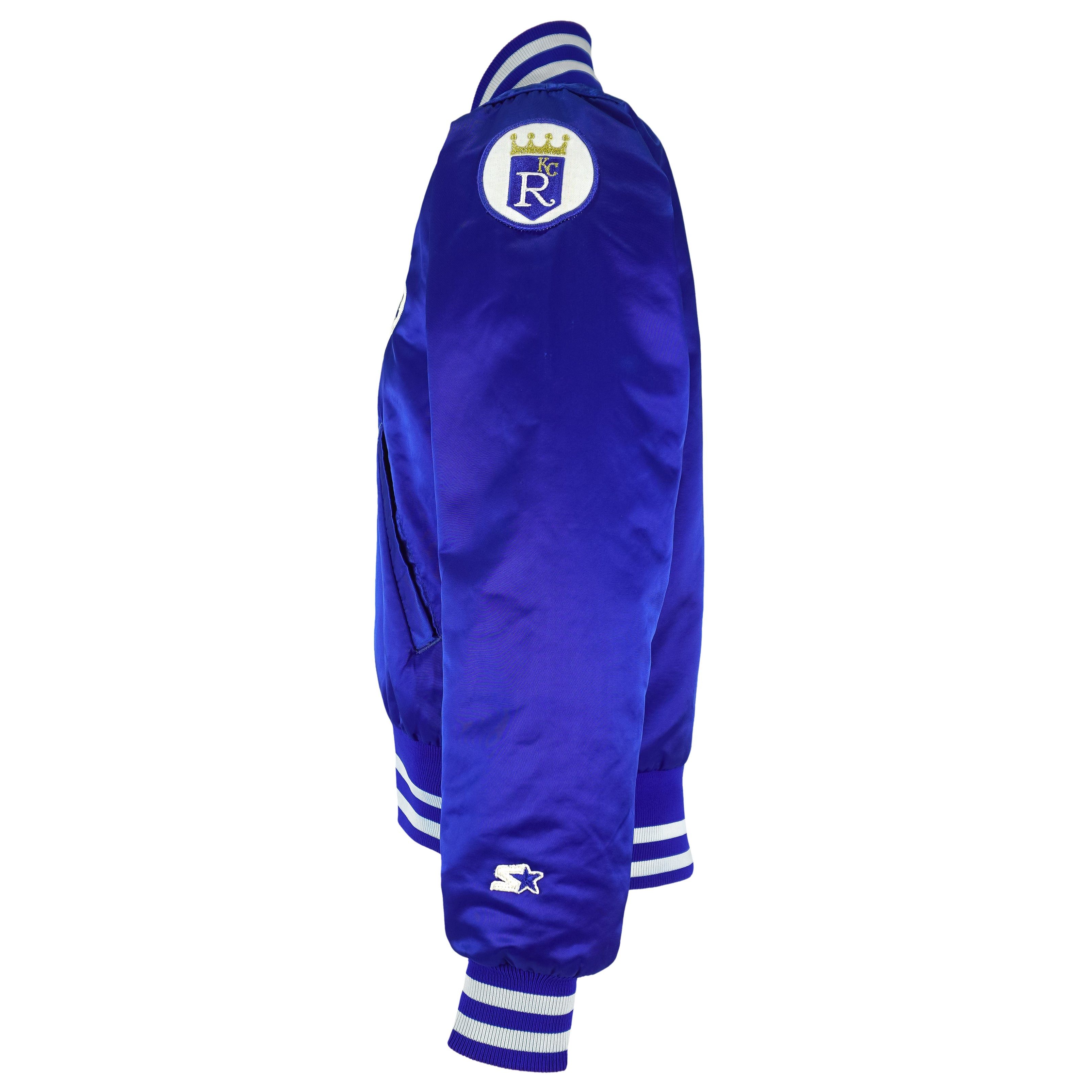 Starter MLB - Kansas City Royals Satin Jacket 1990s Size US S / EU 44-46 / 1 - 3 Thumbnail