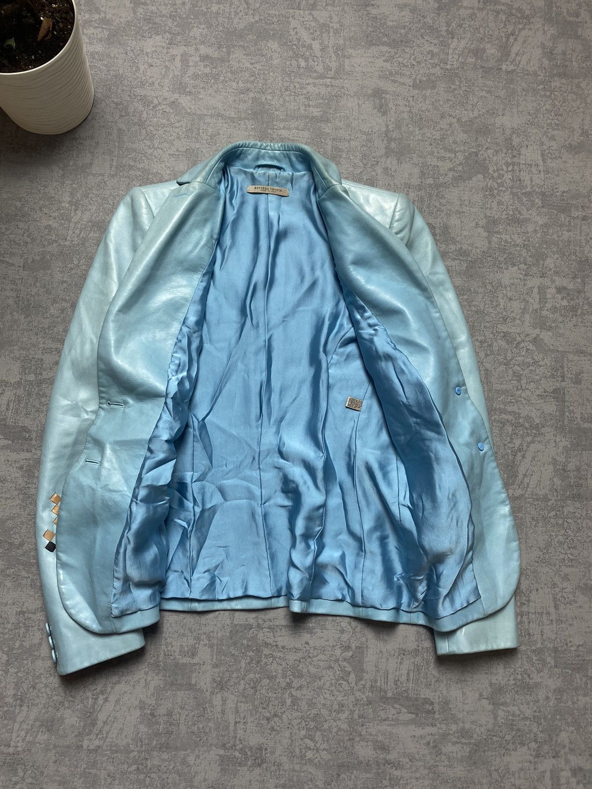 Bottega Veneta Bottega Veneta leather blazer Size S / US 4 / IT 40 - 10 Thumbnail