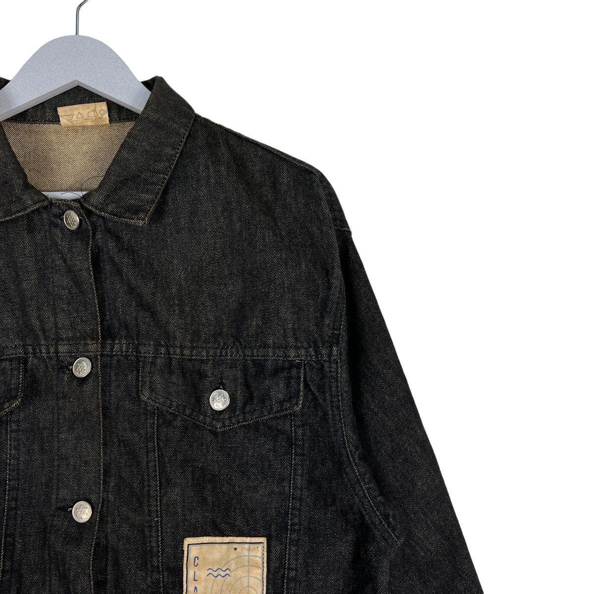 Japanese Brand 🔥 VINTAGE CLARK CUT OFF DENIM JACKET MADE IN ITALY Size US S / EU 44-46 / 1 - 6 Thumbnail