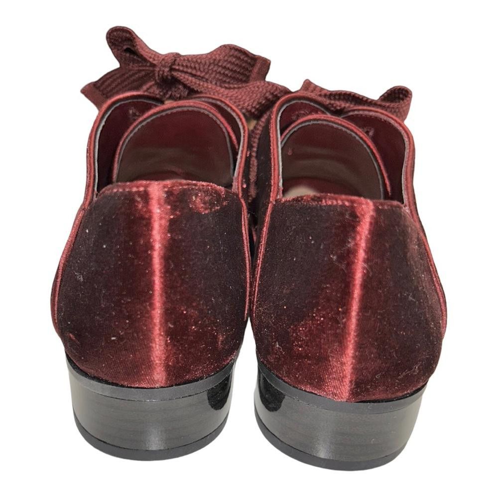 Nine West Nine West l NWOT Burgundy Velvet Oxfords Size 7.5 Size US 7.5 / IT 37.5 - 9 Thumbnail