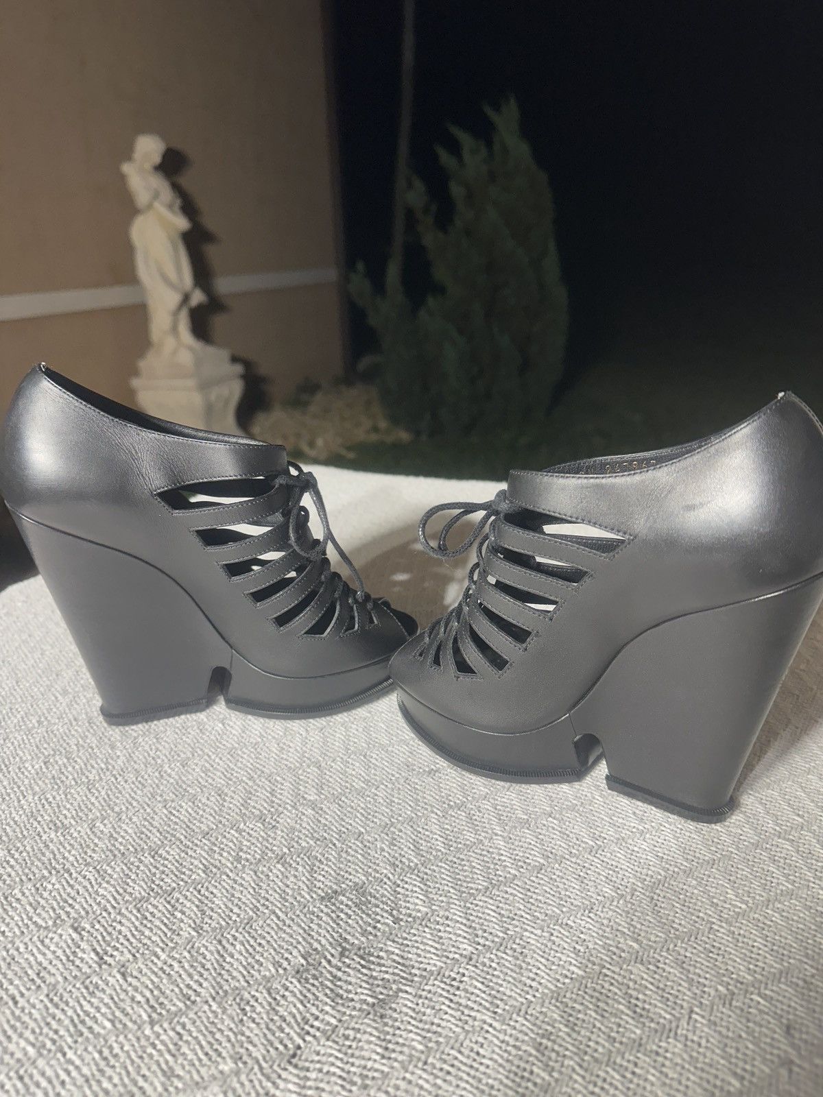 Yves Saint Laurent Yves Saint Laurent Wedge Heels Size 38EU/8US Size US 8 / IT 38 - 6 Thumbnail