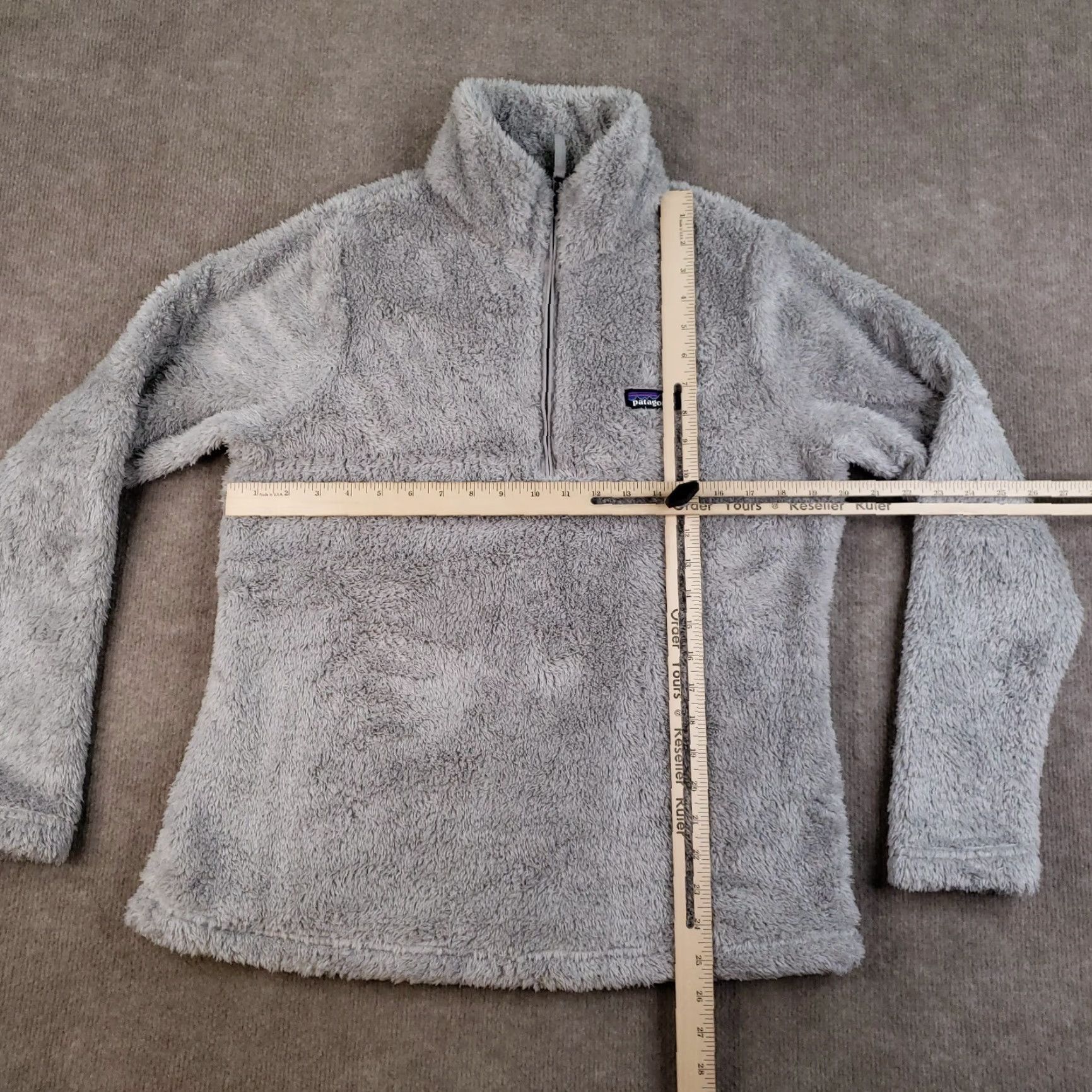 Patagonia Patagonia Los Gatos Jacket Womens Large Gray 1/4 Zip Pullover - Regular Fit, Casual Outdoor Coat Size L / US 10 / IT 46 - 2 Thumbnail