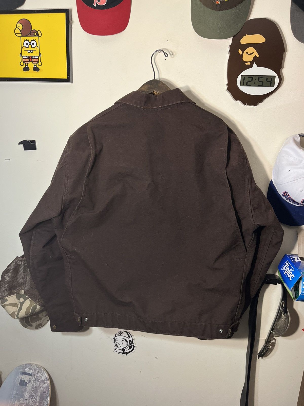 Carhartt Vintage Carhartt Detroit Jacket J200 DKB Dark Brown XL Size US XL / EU 56 / 4 - 4 Thumbnail