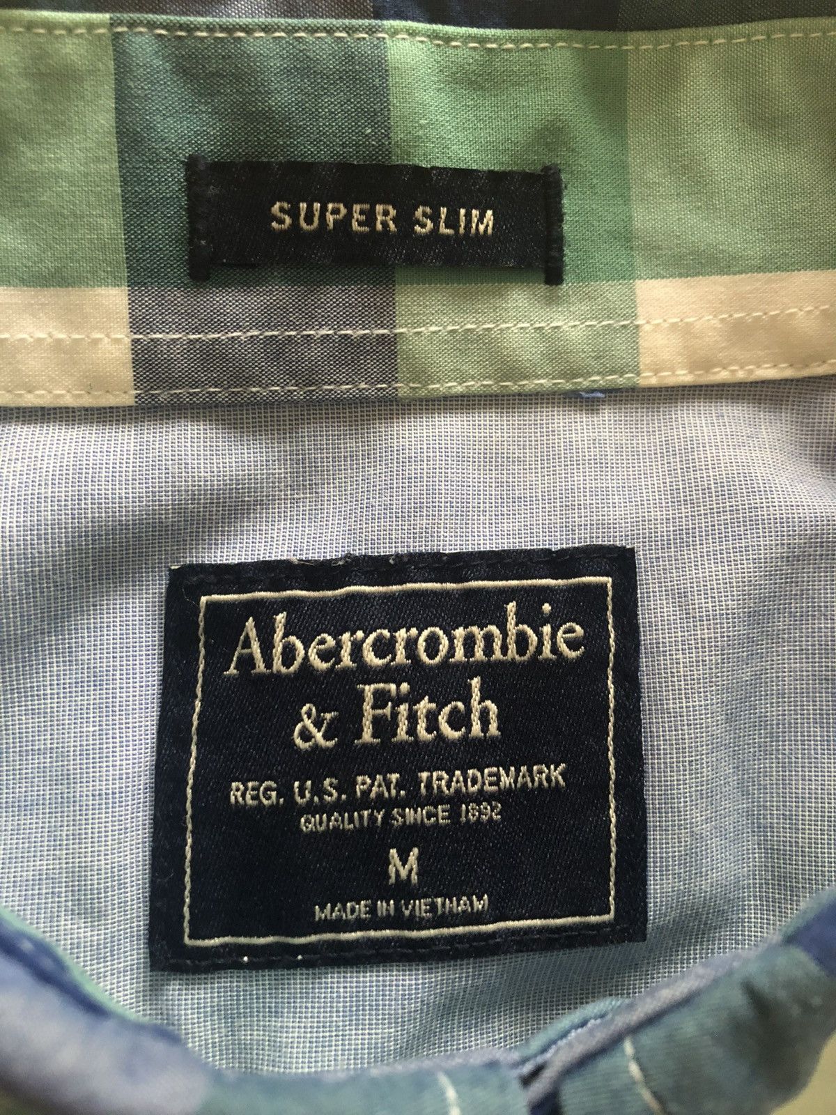 Abercrombie & Fitch ABERCROMBIE & FITCH VINTAGE BUTTON UP SHIRT Size US M / EU 48-50 / 2 - 2 Thumbnail