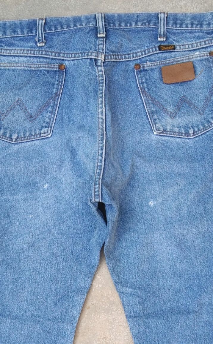 Wrangler Vintage Wrangler Faded Blue Jeans 34x32 Size US 34 / EU 50 - 3 Thumbnail