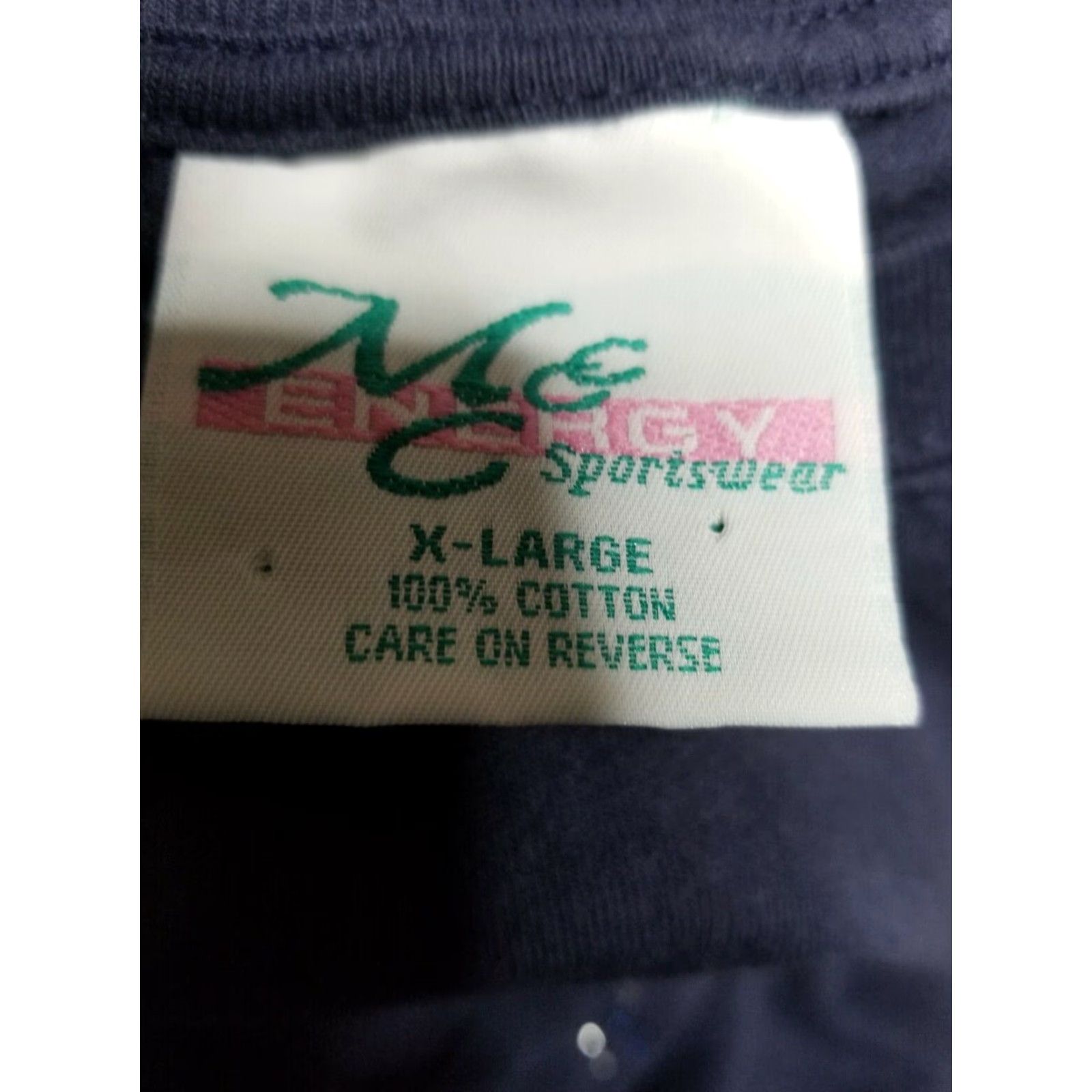 Vintage Vintage Mcc Sportwear Womens XL USA 4th of July Patriotic T Shirt Rhinestones Blue Crew Neck Short Sleeve Size XL / US 12-14 / IT 48-50 - 4 Thumbnail