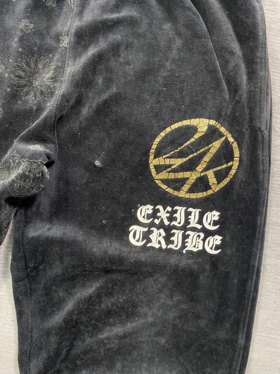Japanese Brand SWAG!! 24Karats Gold Digger Velour Sweatpants Size US 30 / EU 46 - 4 Thumbnail