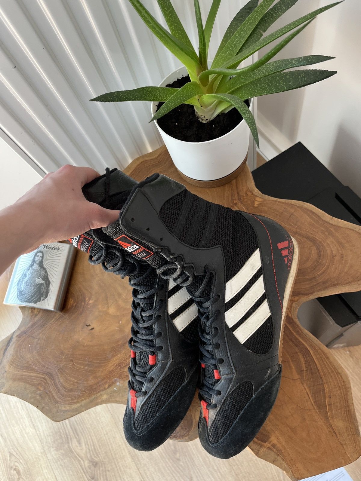 Adidas Vintage Adidas Tygun Boxing Boots 2003 y2k avant garde hype Size US 7.5 / IT 37.5 - 2 Thumbnail