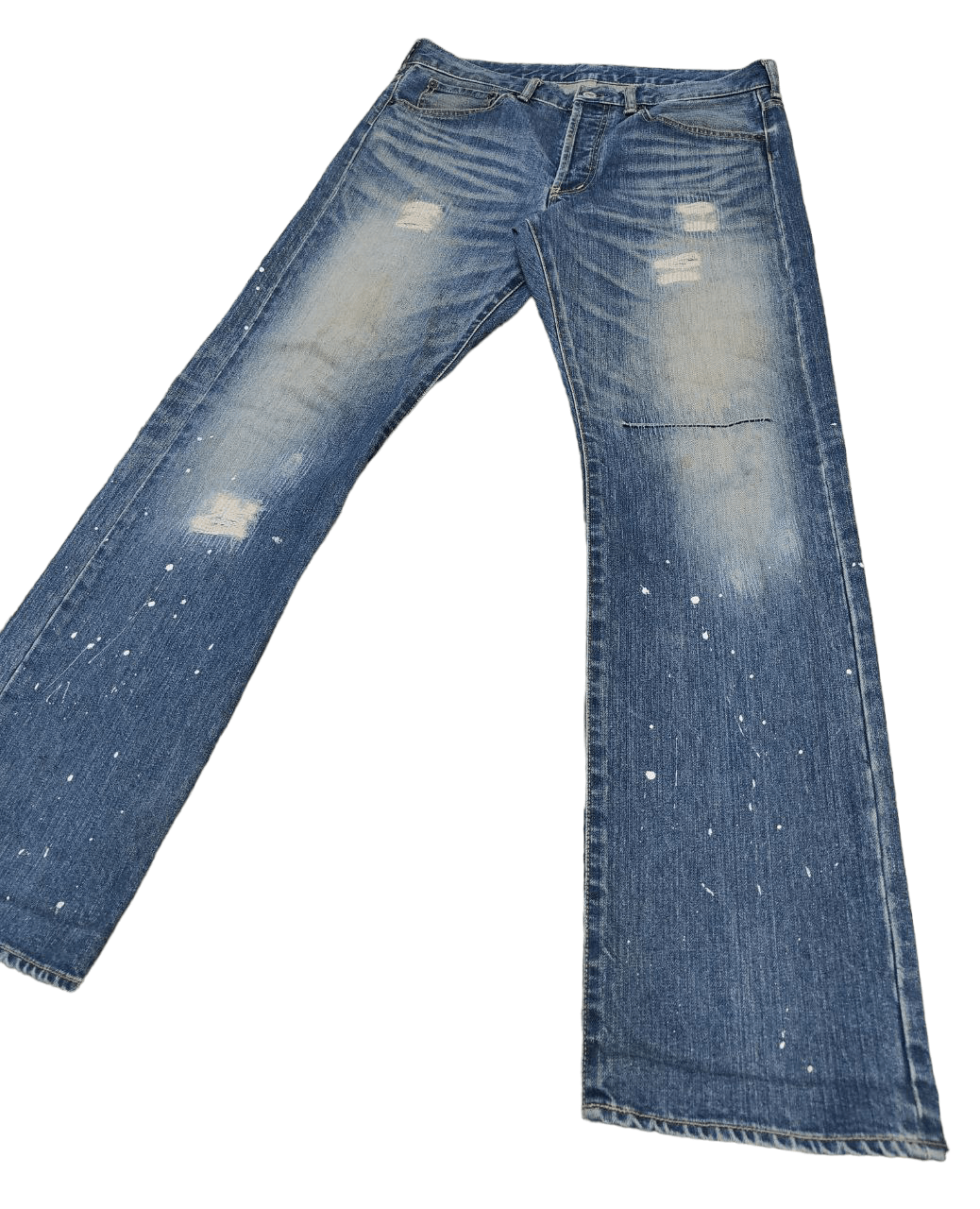 Takeo Kikuchi ❎ Takeo Kikuchi Paint Denim Size US 34 / EU 50 - 2 Thumbnail