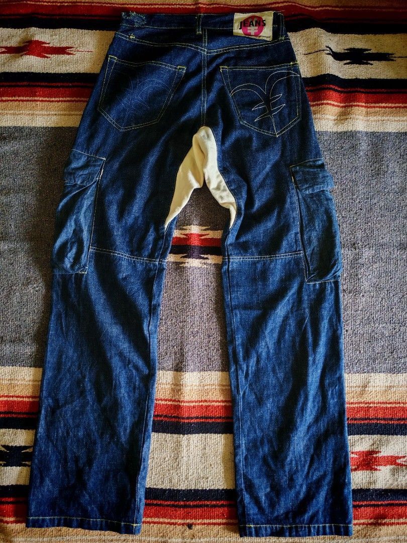 Japanese Brand Rare Yen Jeans Japan Workwear Cargo Denim Size US 30 / EU 46 - 3 Thumbnail