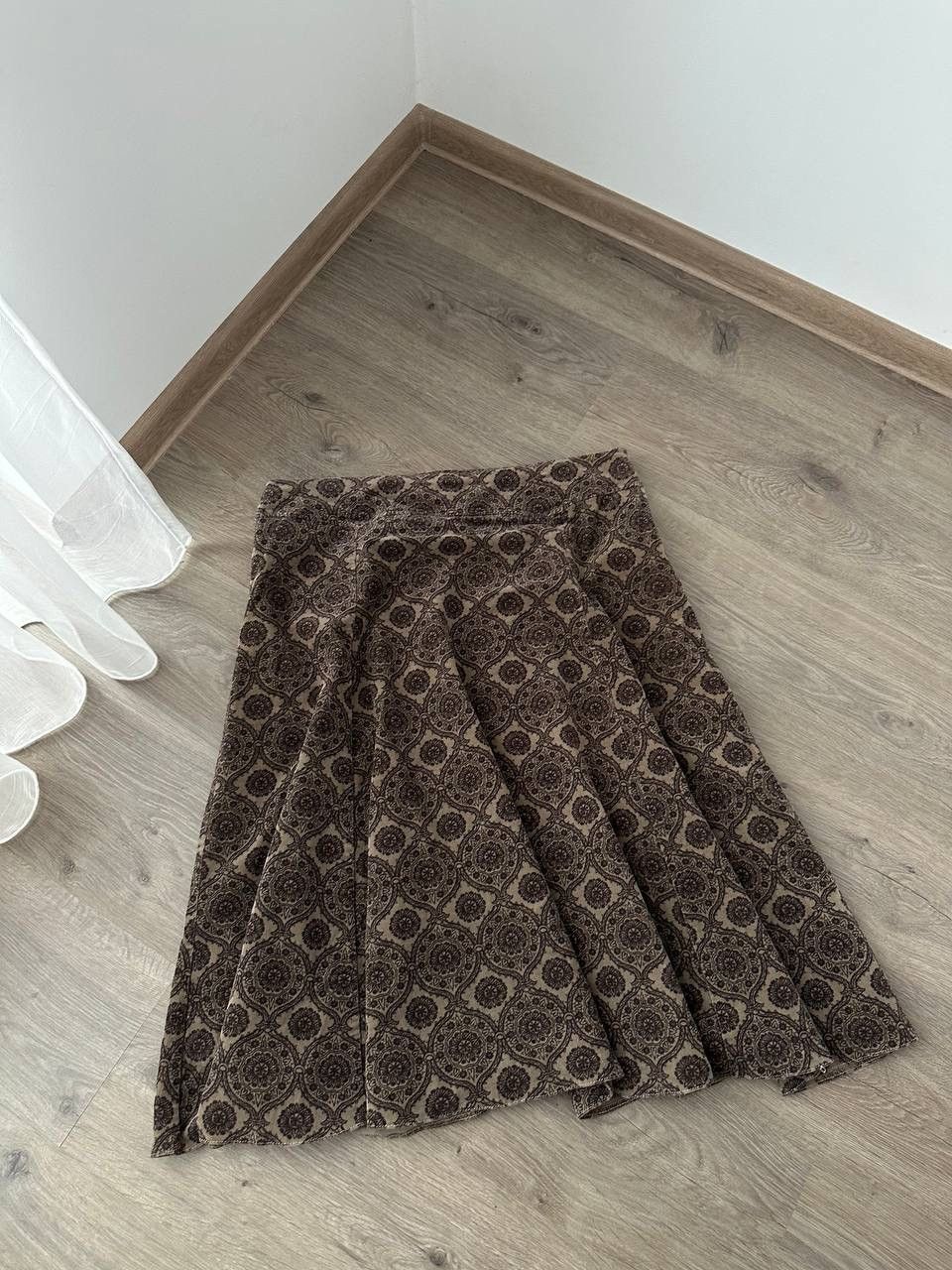 Japanese Brand × Vintage Vintage Laura Ashley 90’s High Floral Brown Skirt Size 30" / US 8 / IT 44 - 7 Thumbnail
