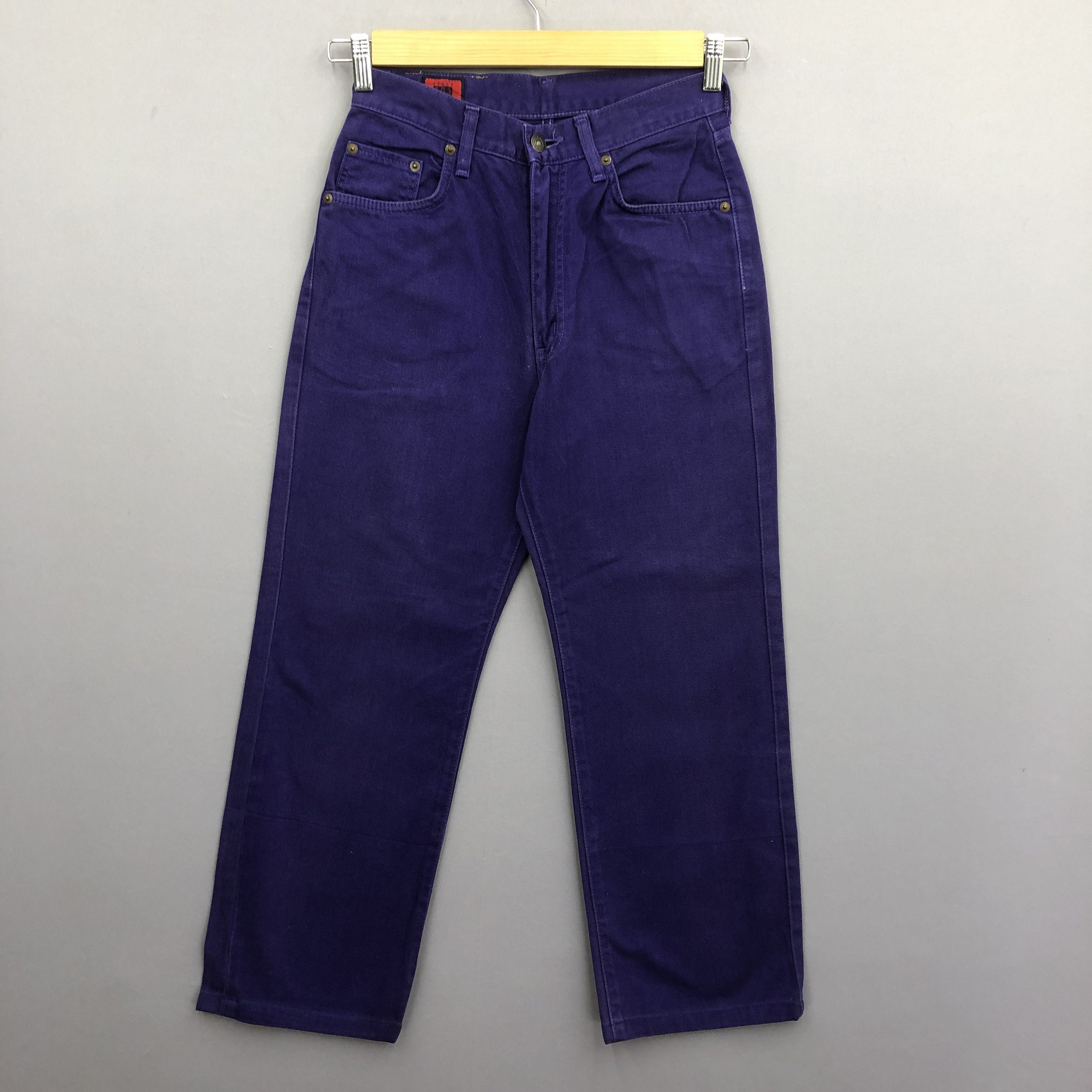 Edwin Vintage Y2K Edwin 503 Purple Wash Jeans Japanese Denim Size 24" / US 00 / IT 34 - 1 Thumbnail