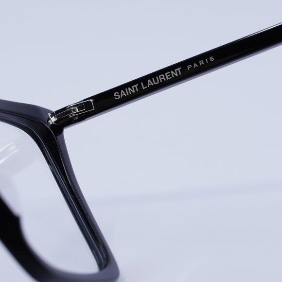 Saint Laurent Paris 🕶️ New Saint Laurent SL474 OPT 001 Eyeglasses - Black Frame Size ONE SIZE - 9 Thumbnail