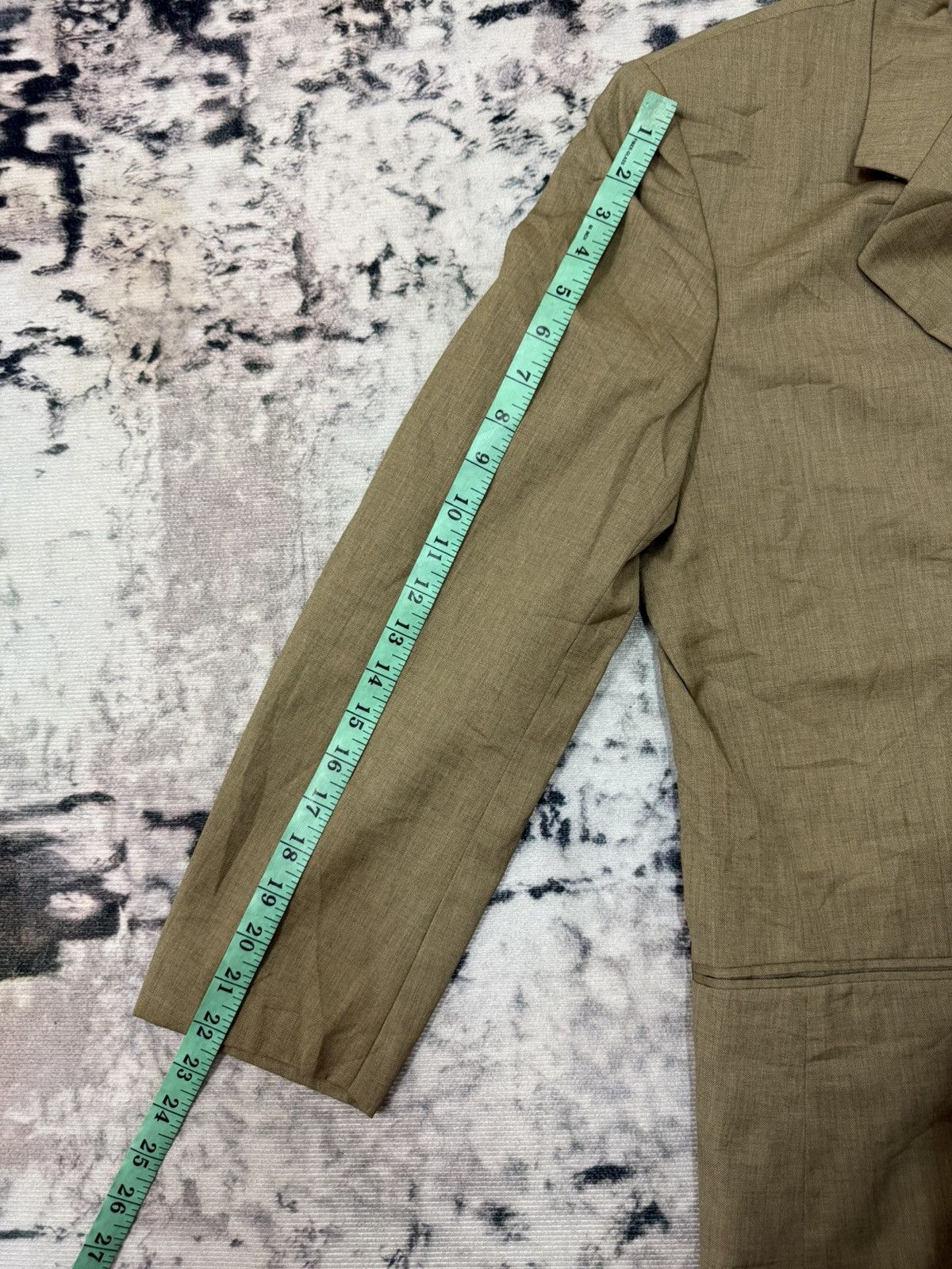 Issey Miyake Issey Miyake Men Beige Blazer Size 40S - 12 Thumbnail