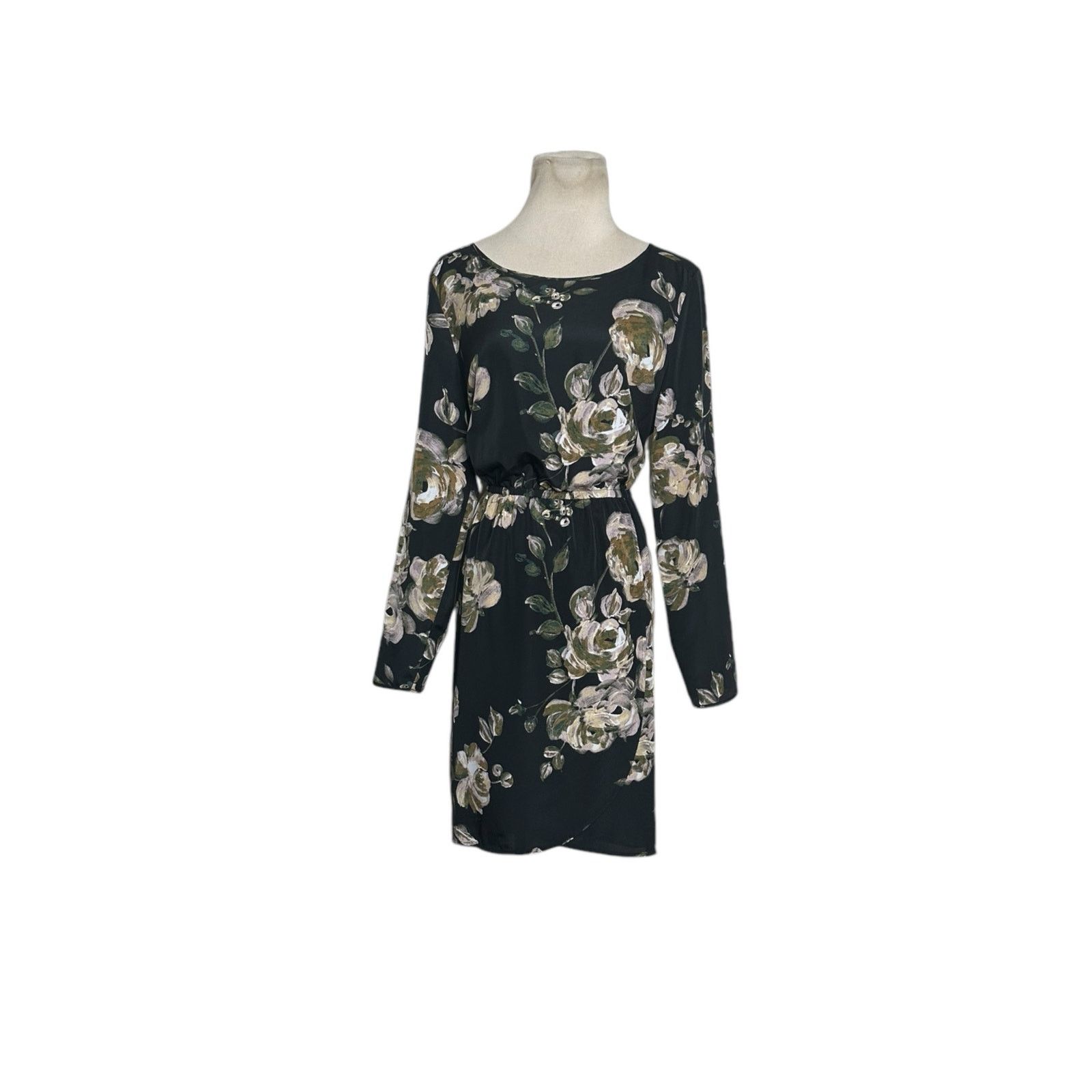 J.Crew J. Crew black cream green floral mini dress size 8 Size M / US 6-8 / IT 42-44 - 13 Thumbnail