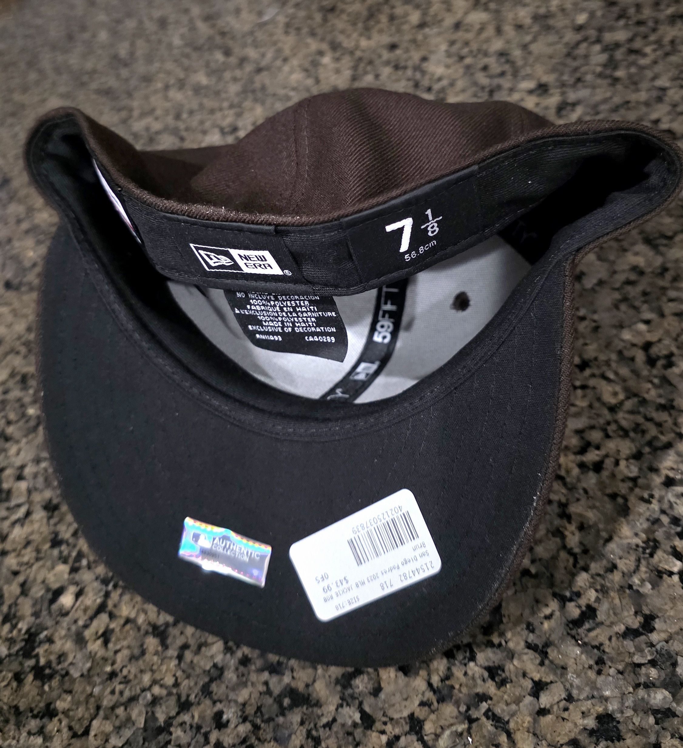 New Era New Era 59Fifty San Diego Padres Jackie Robinson 42 7 1/8 Size ONE SIZE - 4 Thumbnail