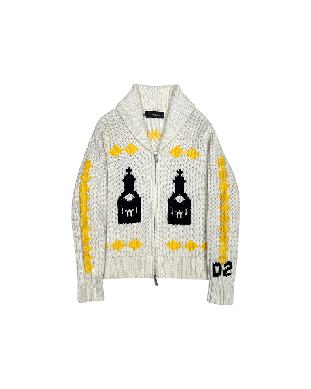 Dsquared2 Dsquared2 AW05 J.L.E.M Cowichan Knit Jacket Size US S / EU 44-46 / 1 - 1 Thumbnail