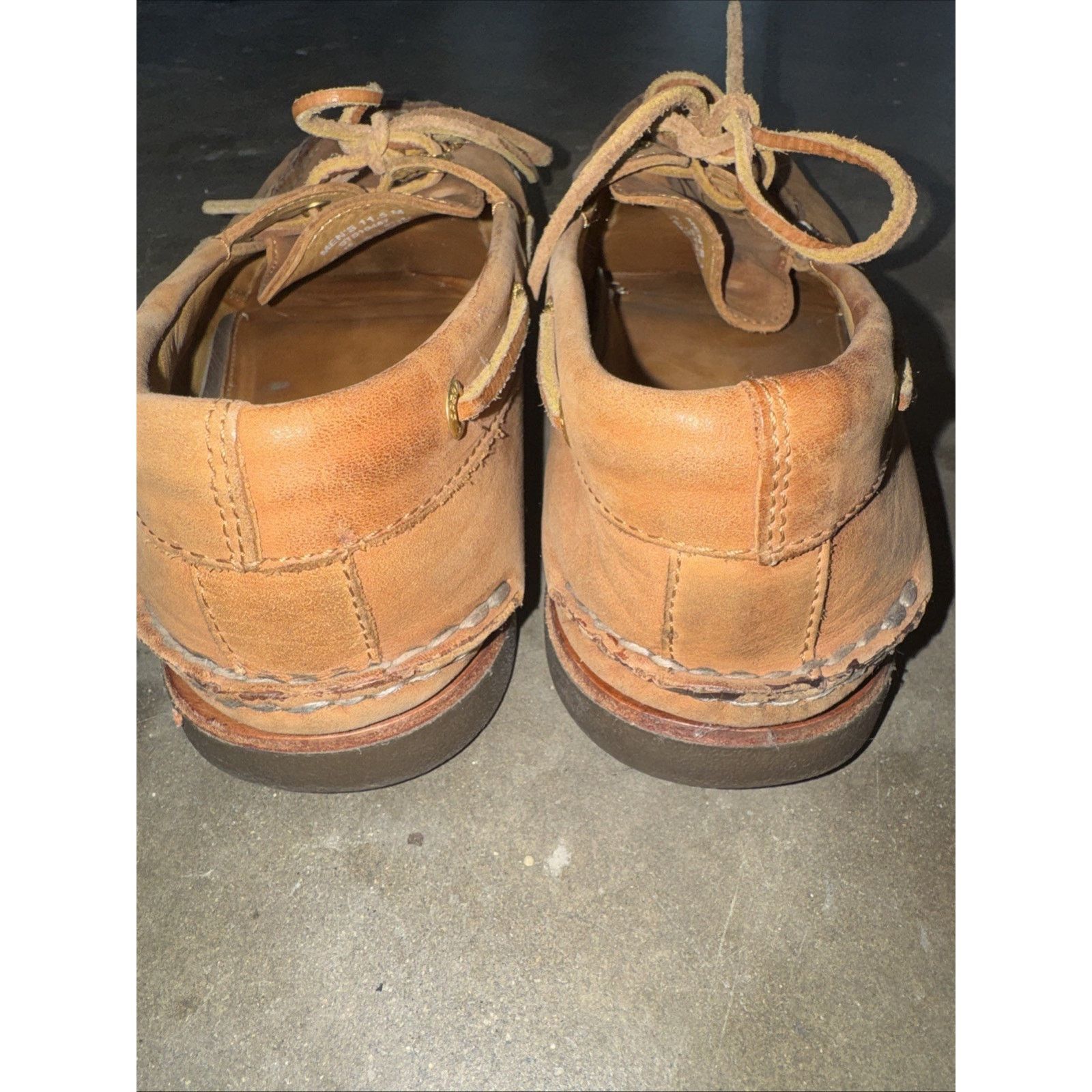 Sperry Sperry Top Sides Brown Boat Shoe Leather 11.5 Size US 11.5 / EU 44-45 - 4 Thumbnail