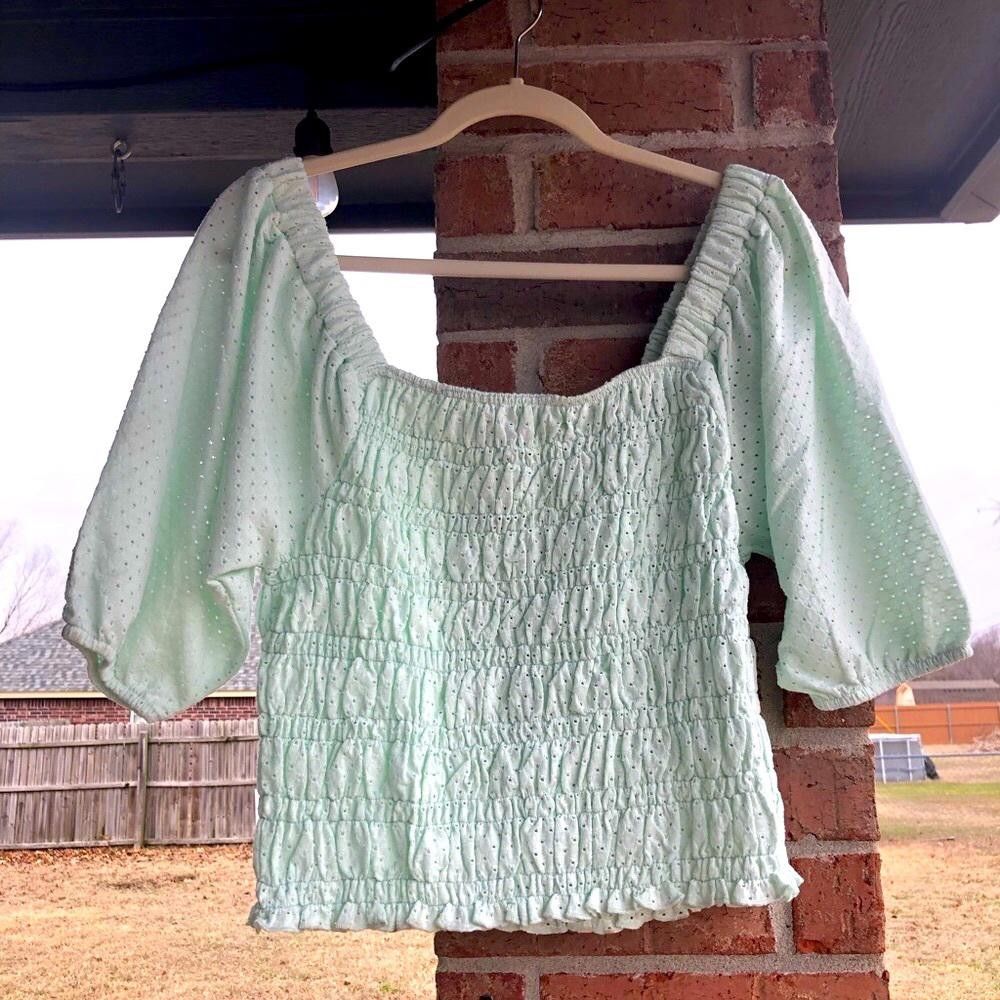 Steve Madden NWT BB Dakota x Steve Madden XL Puff Sleeve Top Size XL / US 12-14 / IT 48-50 - 1 Thumbnail
