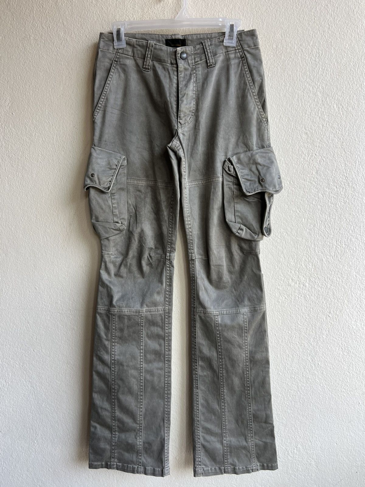 Tete Homme Tete Homme Gas Mask Cargo Stretch Trouser Flare Pant Size US 28 / EU 44 - 1 Thumbnail