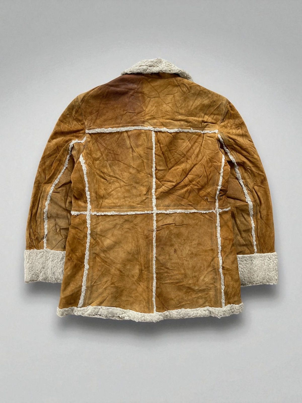Baracuta 🔥Vintage Baracuta Sherpa Genuine Leather Jacket Size US M / EU 48-50 / 2 - 2 Thumbnail