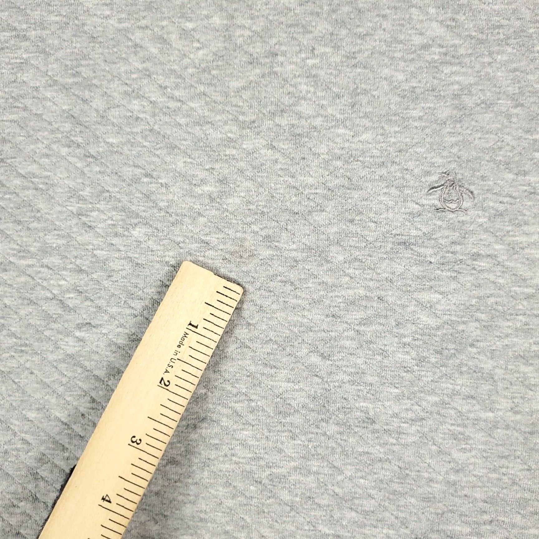 Original Penguin Original Penguin Mens Gray Crew Neck Pullover Sweater Small Long Sleeve Cotton Knit Size US S / EU 44-46 / 1 - 5 Thumbnail