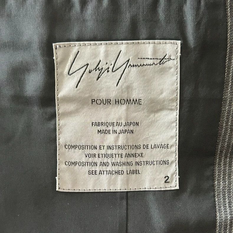 Yohji Yamamoto Yohji Yamamoto Yohji Yamamoto Striped Floral Double Lapel Size US S / EU 44-46 / 1 - 4 Thumbnail