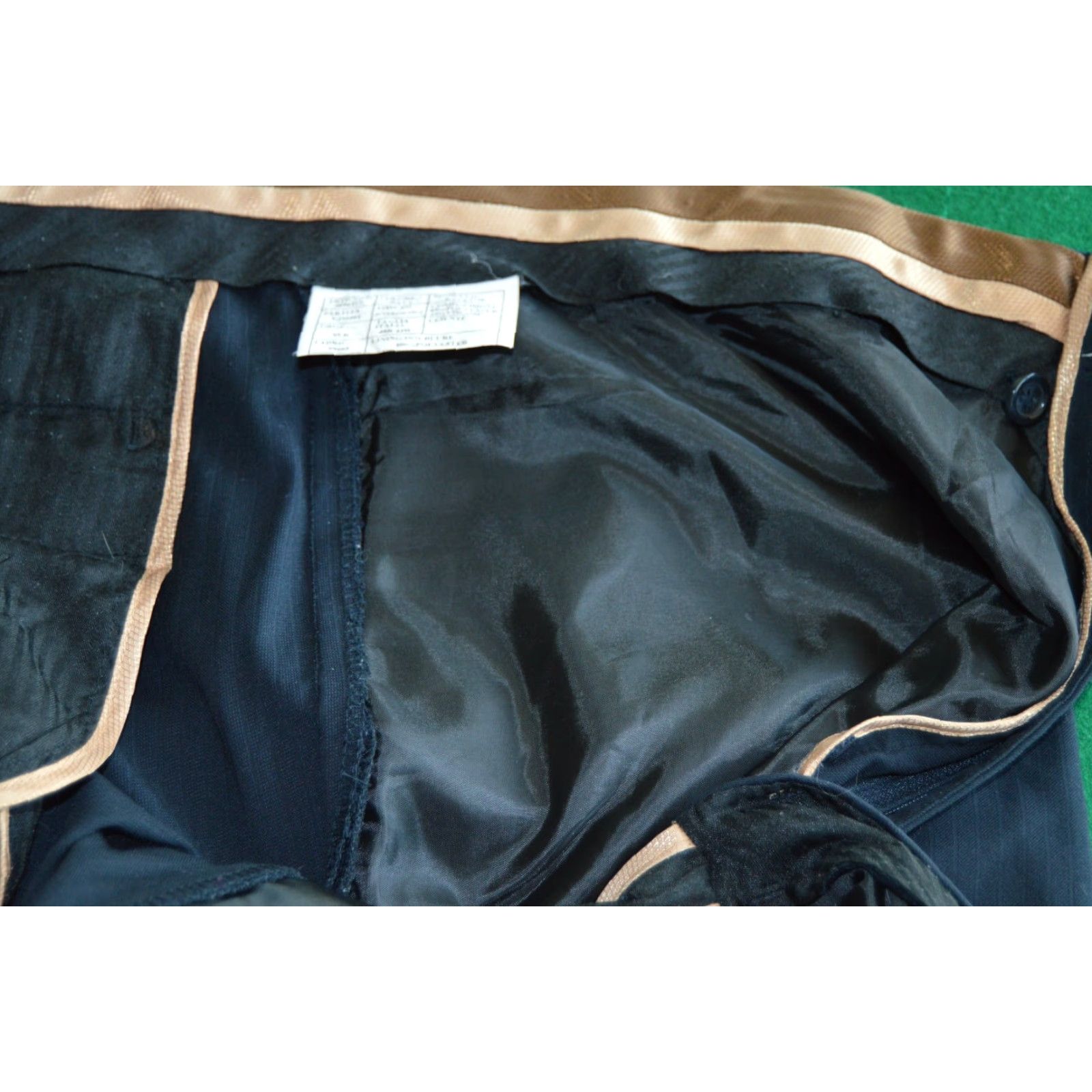 Vintage NAVY MENS DRESS PANTS FLAT FRONT SZ 36 / 29 Waist 65R Poly/Viscose Size US 36 / EU 52 - 6 Thumbnail
