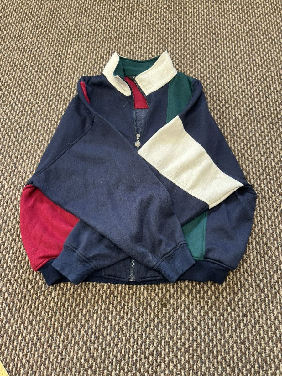 Christian Dior Monsieur × Vintage Vintage 80s Christian Dior Track Top Sweater Zip sleeve logo Size US XXL / EU 58 / 5 - 5 Thumbnail