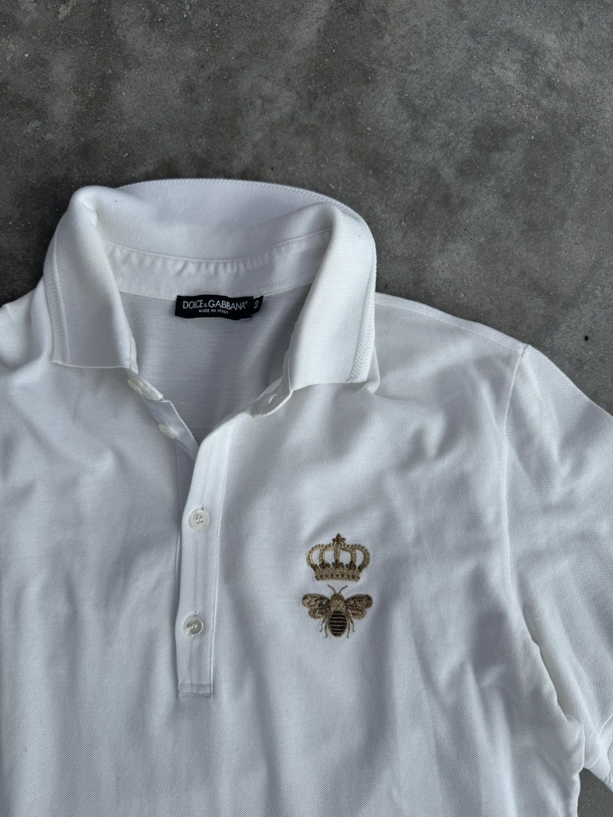 Dolce & Gabbana Dolce & gabbana designer tees t-shirt polo bee d&g Size US L / EU 52-54 / 3 - 2 Thumbnail