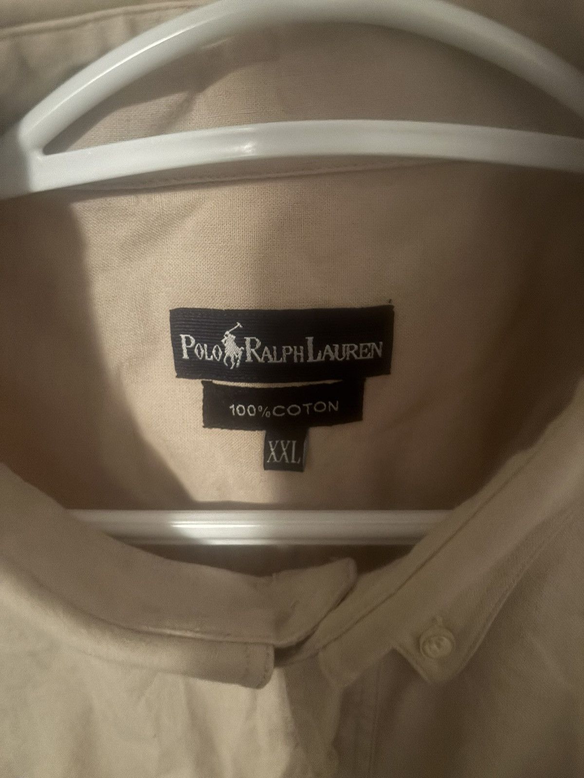 Polo Ralph Lauren Polo Ralph Lauren Beige Button Up Size US XXL / EU 58 / 5 - 3 Thumbnail