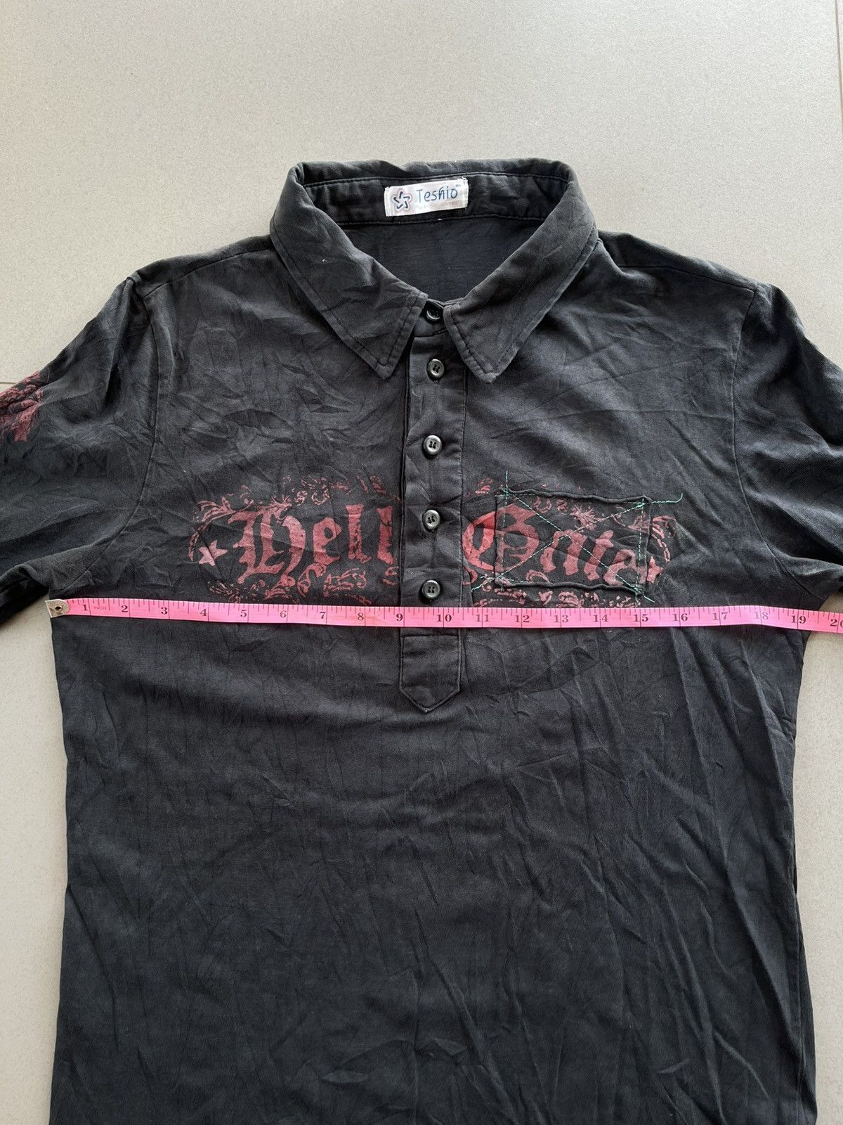 If Six Was Nine JAPANESE TESHIO POEM SKULL SEDITIONARIES VKEI PUNK STYLE Size US M / EU 48-50 / 2 - 15 Thumbnail