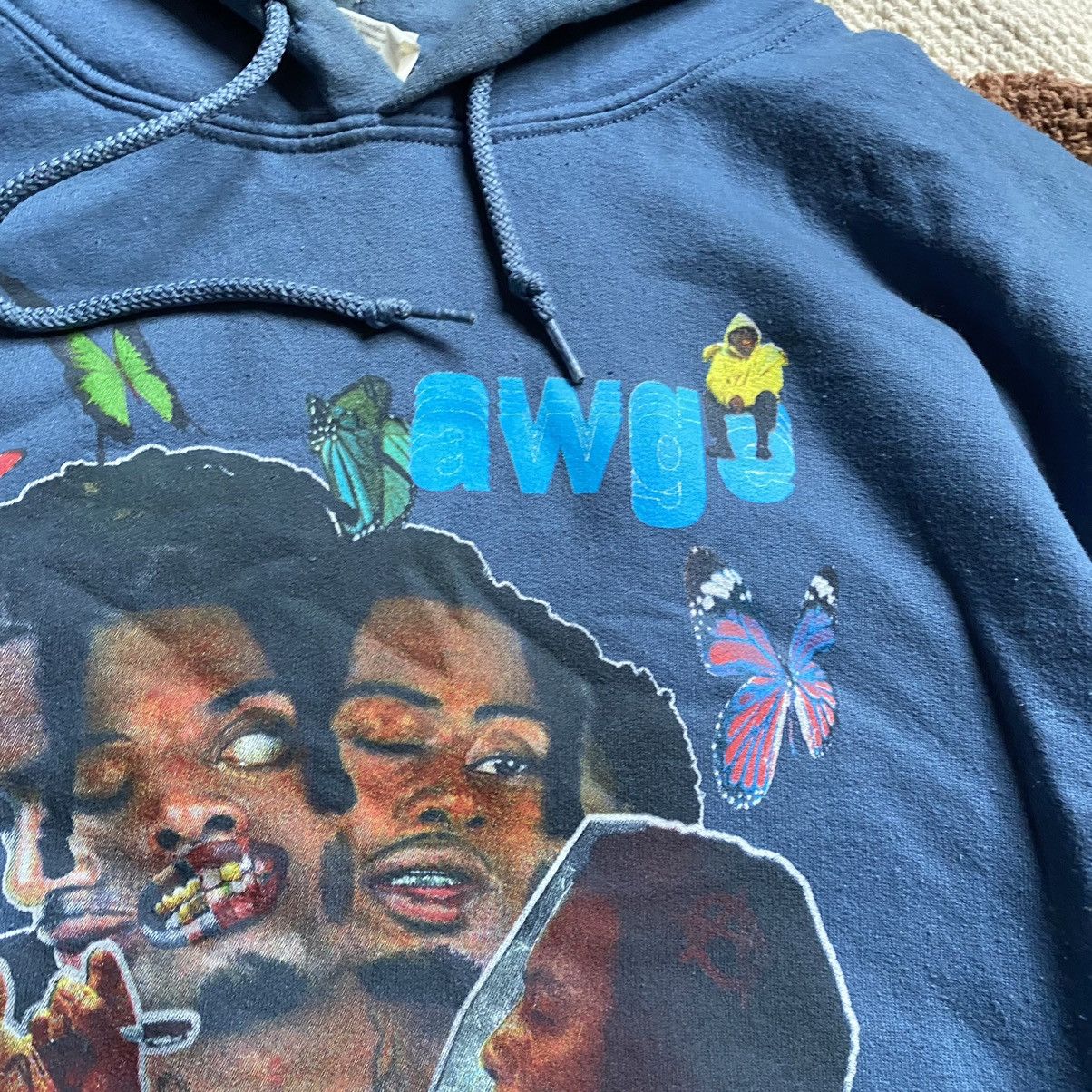 AWGE PLAYBOY CARTI AWGE BUTTERFLY NEON RAP HOODIE Size US L / EU 52-54 / 3 - 4 Thumbnail