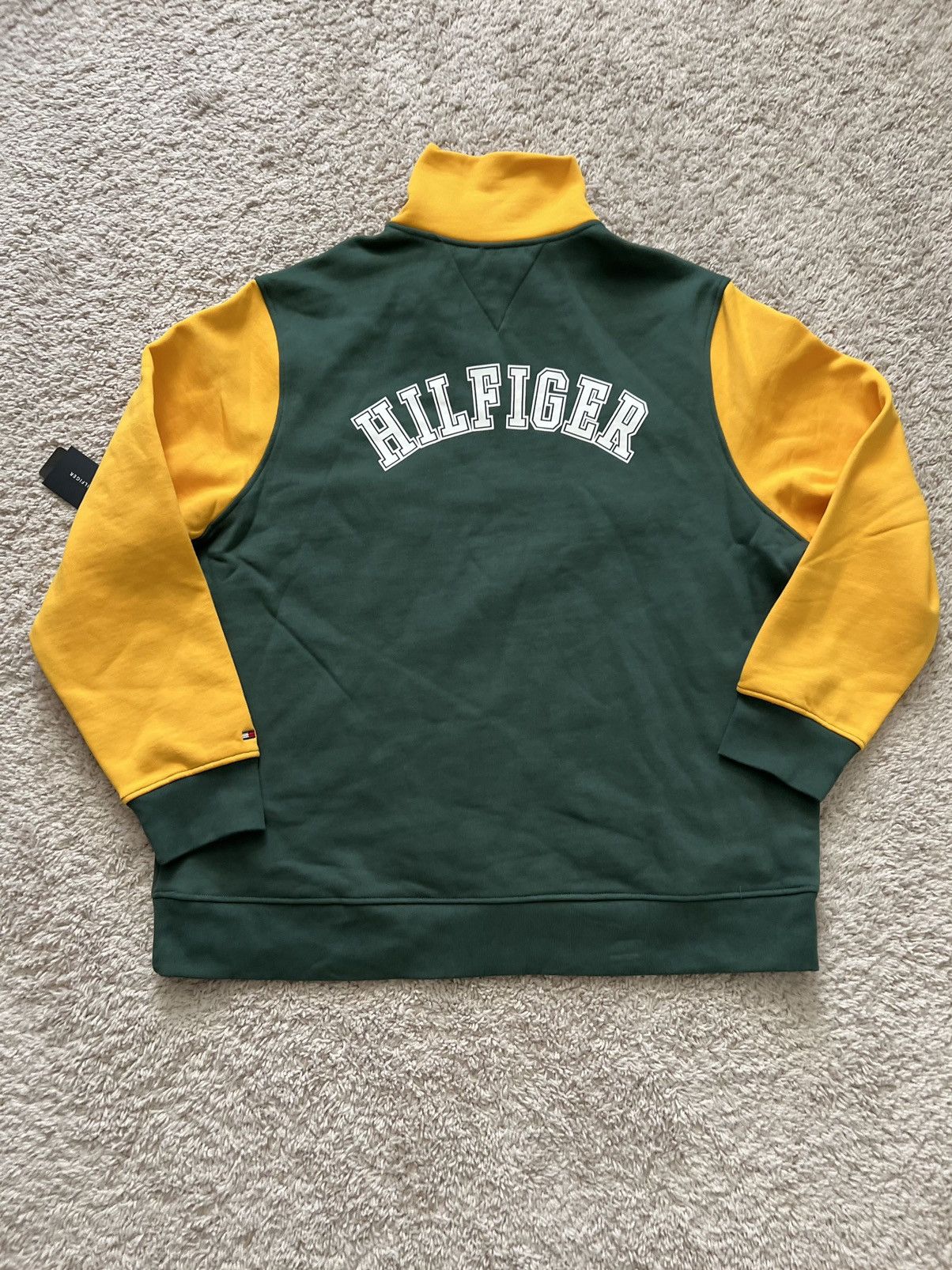 Tommy Hilfiger Tommy Hilfiger Green Bay Packers Pullover Sweatshirt 1/4 Zip Size US XXL / EU 58 / 5 - 7 Thumbnail