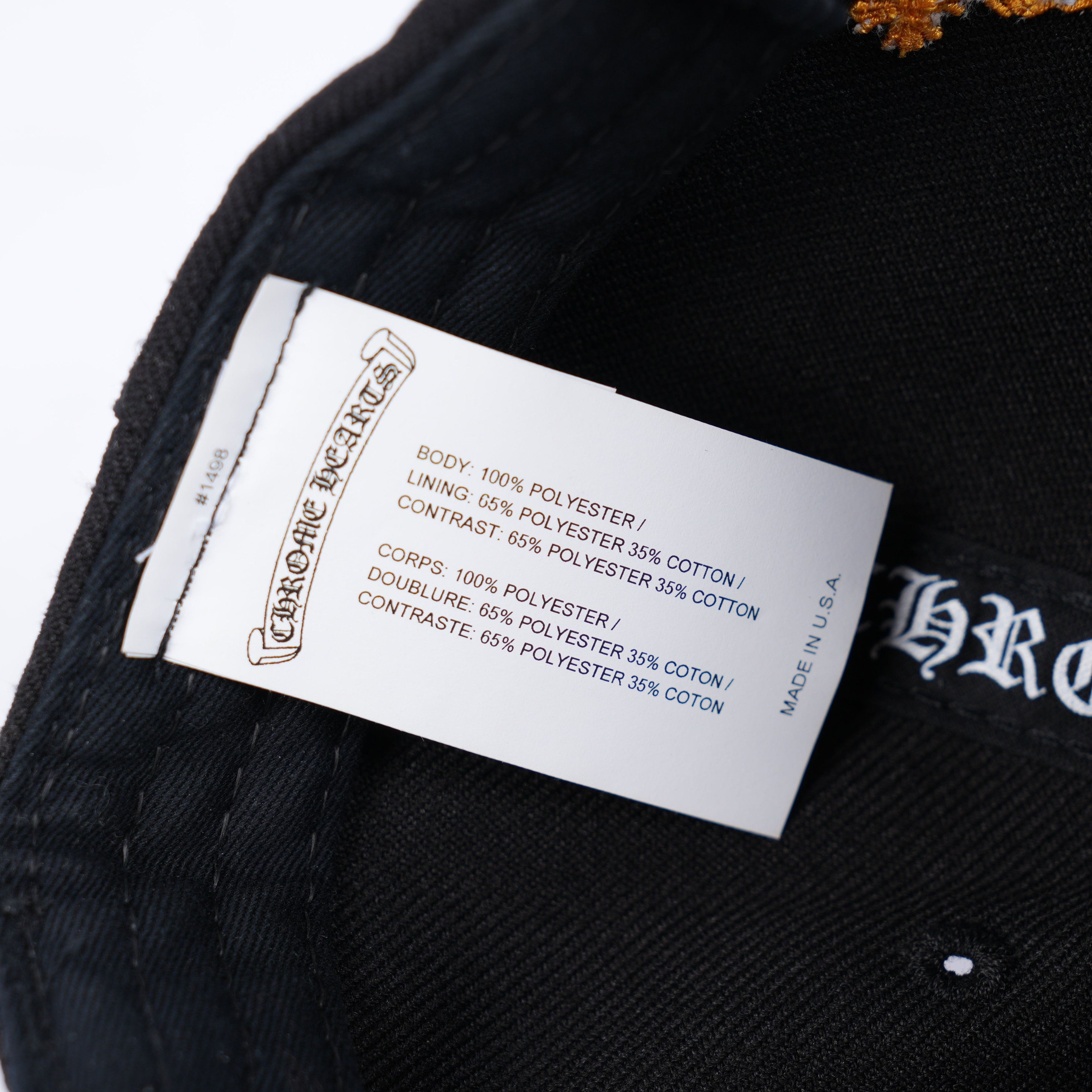 Chrome Hearts CH LOGO EMBROIDERED HAT Size ONE SIZE - 6 Thumbnail