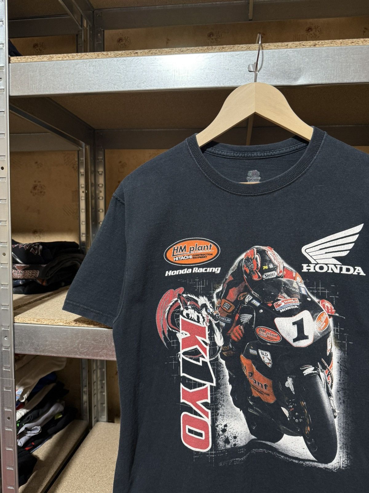 Honda Honda Racing K1YO HM Planet Hitachi Racing Moto T-Shirt Size US S / EU 44-46 / 1 - 3 Thumbnail