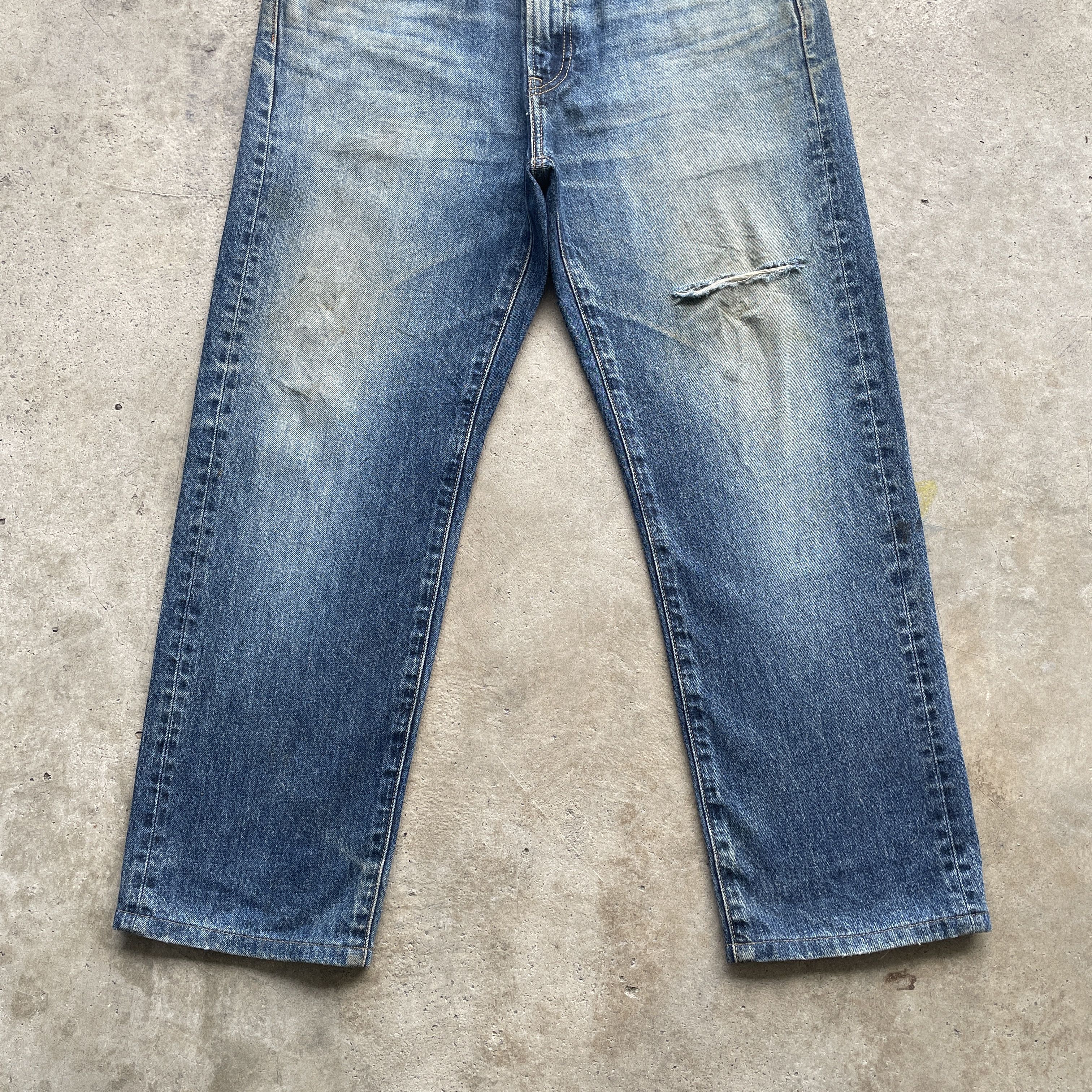 Japanese Brand W31 VINTAGE JAPANESE FADED JEANS DISTRESSED DENIM PANTS Size US 31 - 4 Thumbnail