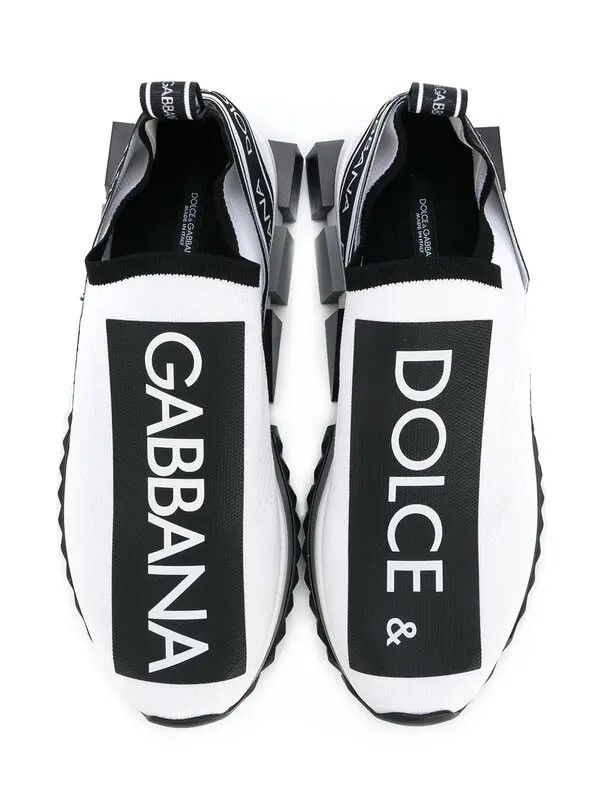 Dolce & Gabbana o1y0925 Low-Top Sneakers in White/Black Size US 6 / IT 36 - 4 Thumbnail