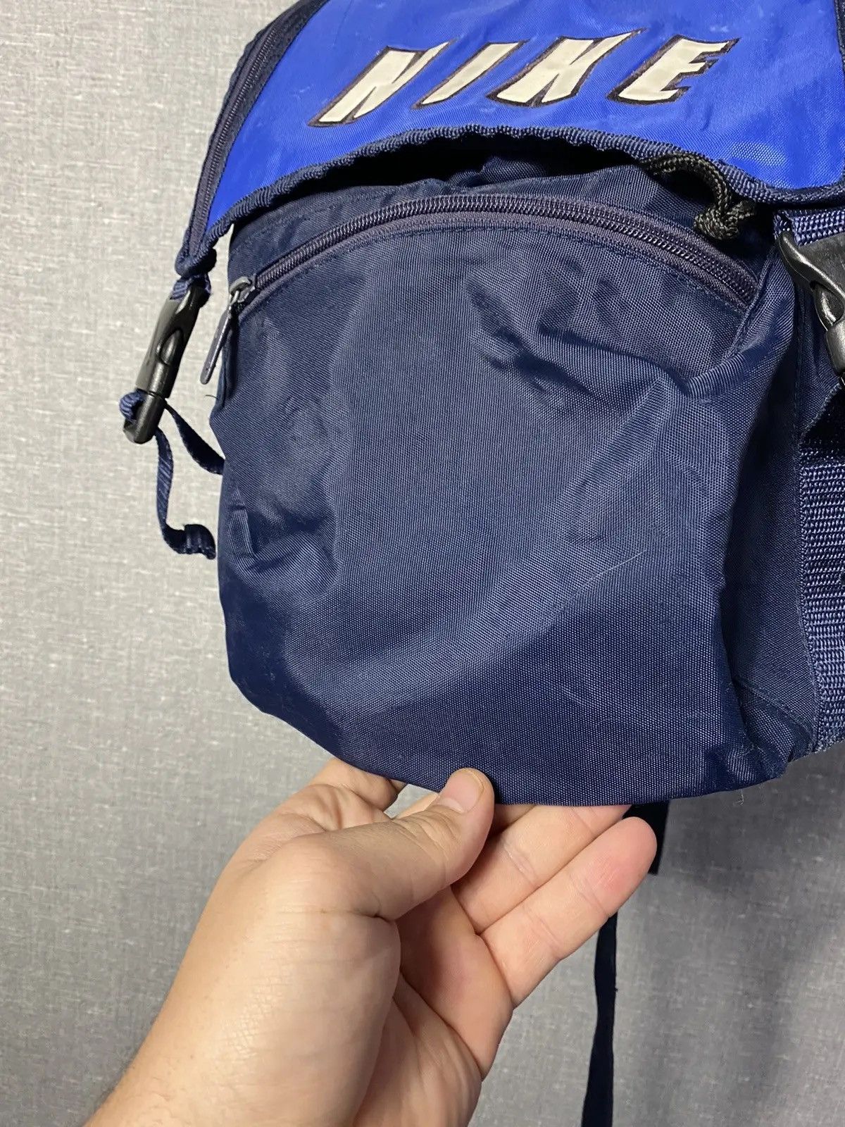 Nike × Vintage Vintage Y2K Nike Big Logo Backpack Size ONE SIZE - 4 Thumbnail
