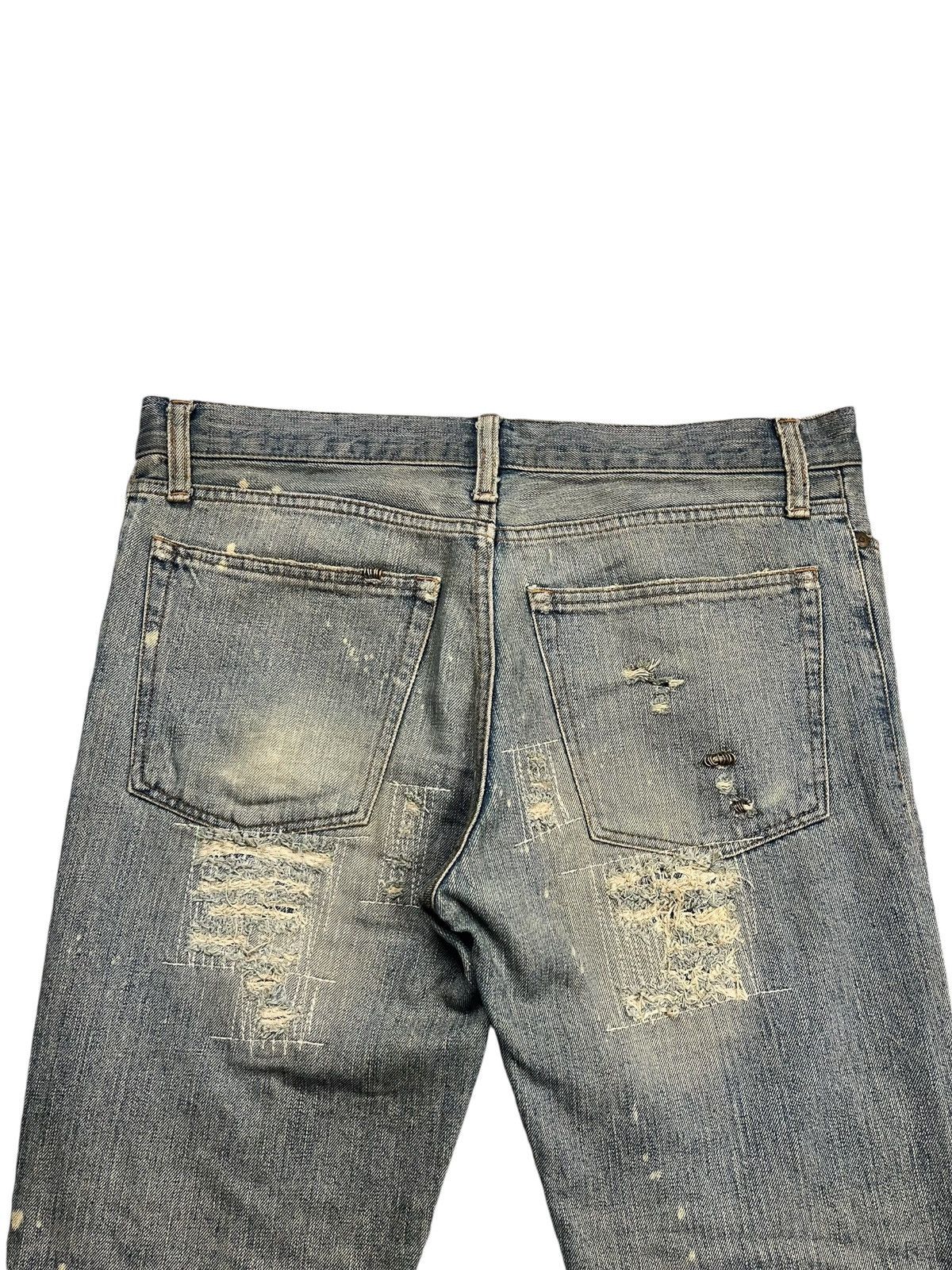 If Six Was Nine If Six Was Nine - Mud Max Pierced Denim Pants Size US 33 - 10 Thumbnail