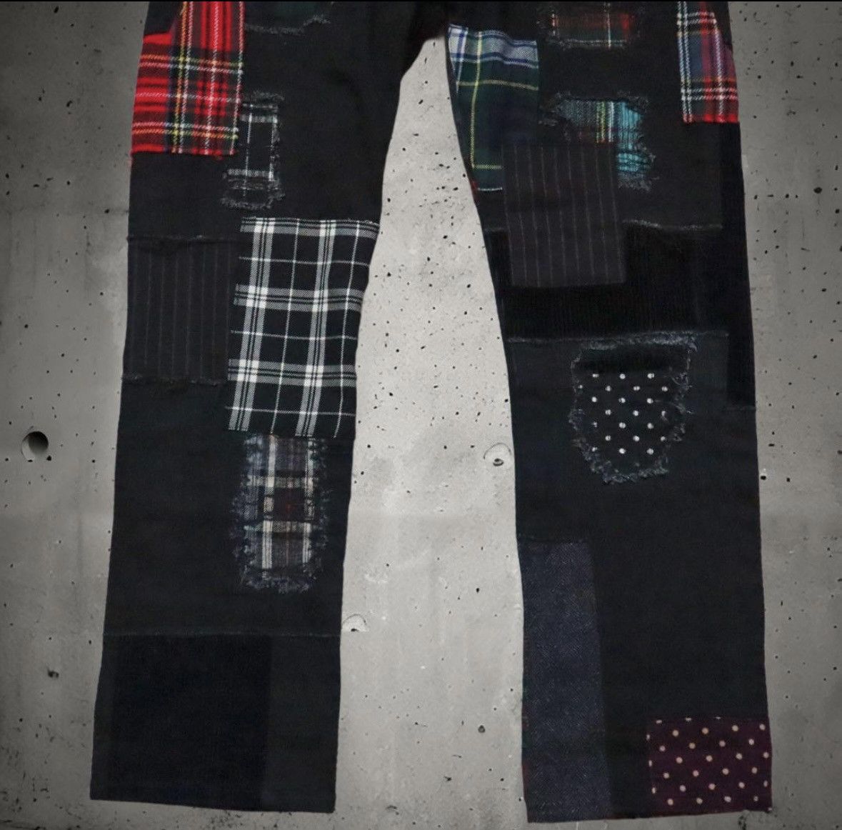 Comme des Garcons Junya Watanabe MAN Comme des Garcons AD2014 Patchwork Denim Size US 32 / EU 48 - 8 Thumbnail