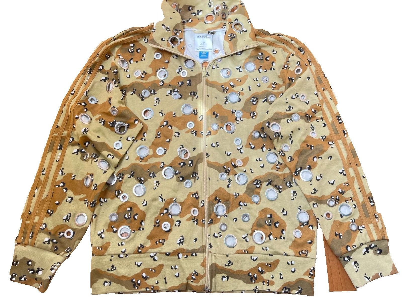 Adidas × Jeremy Scott Adidas Jeremy Scott Jacket Camo Firebird crystal hole O27142 Size US M / EU 48-50 / 2 - 2 Thumbnail