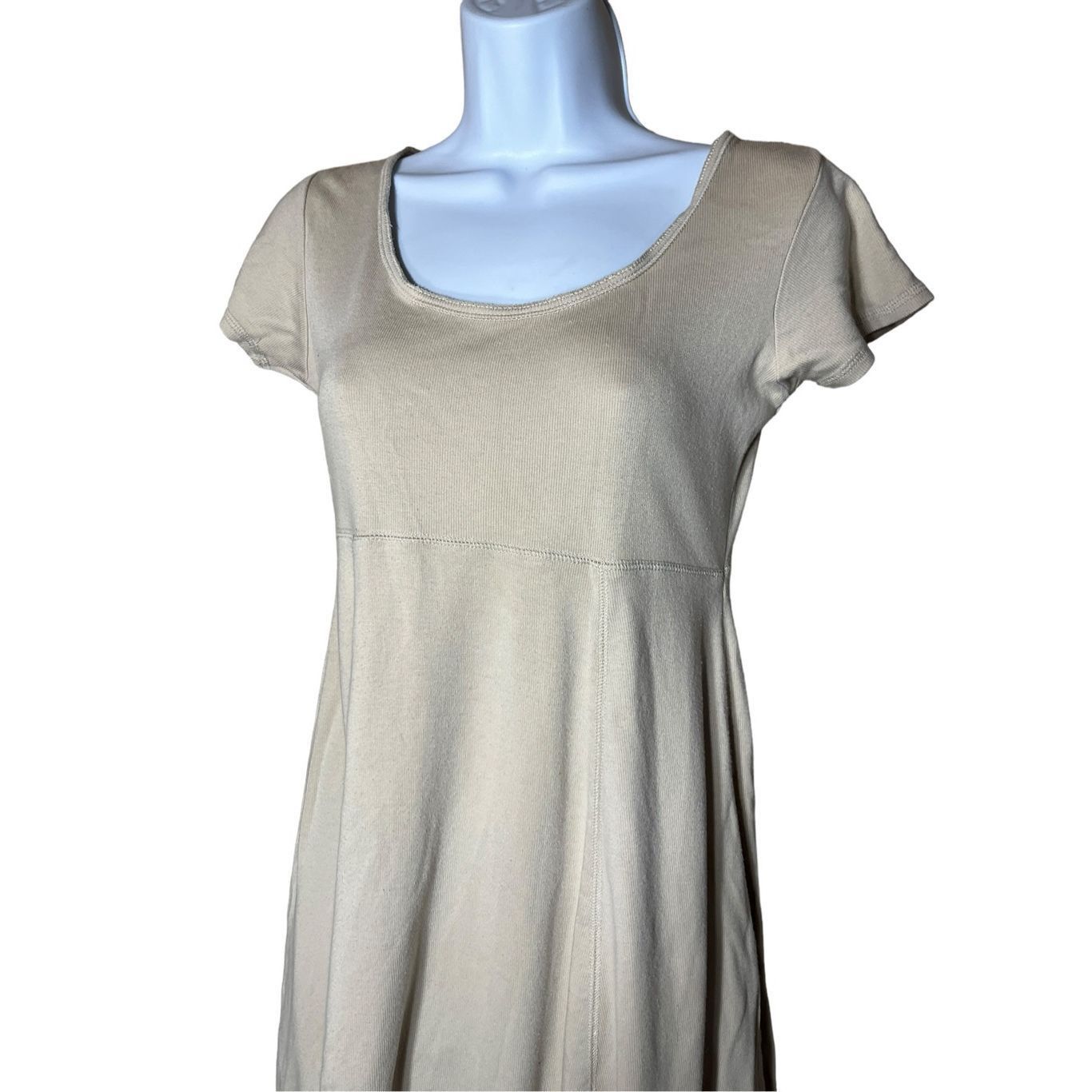 Nordstrom BP Nordstrom Y2K Tan Fit and Flare Dress Size M Size M / US 6-8 / IT 42-44 - 2 Thumbnail